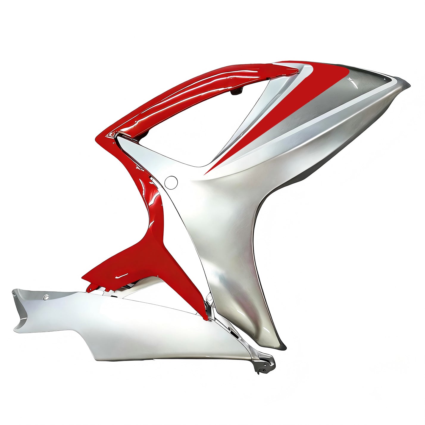 Amotopart 2006-2007 Suzuki GSXR 600/750 Sliver&Red Fairing Kit
