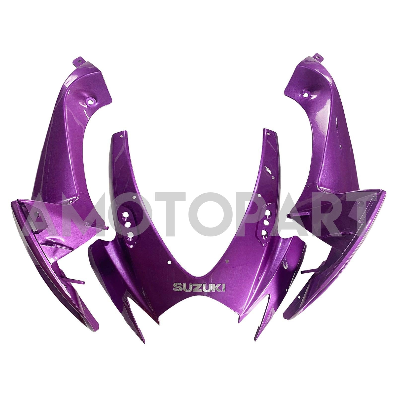 Amotopart 2006–2007 Suzuki GSXR 600/750 Lila&Schwarzes Verkleidungskit