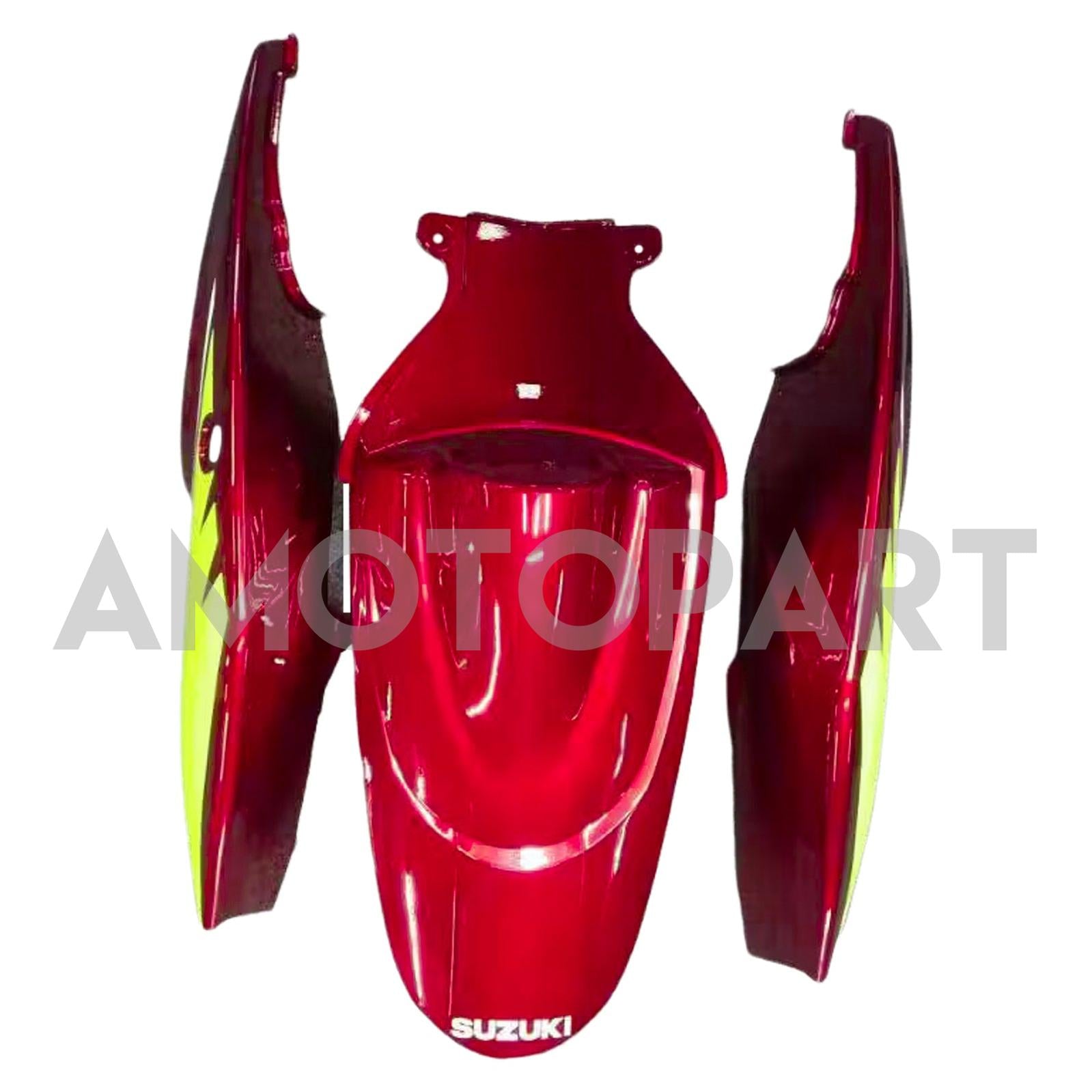 Amotopart 2006-2007 Suzuki GSXR 600/750 Kit de carenagem vermelho e amarelo brilhante