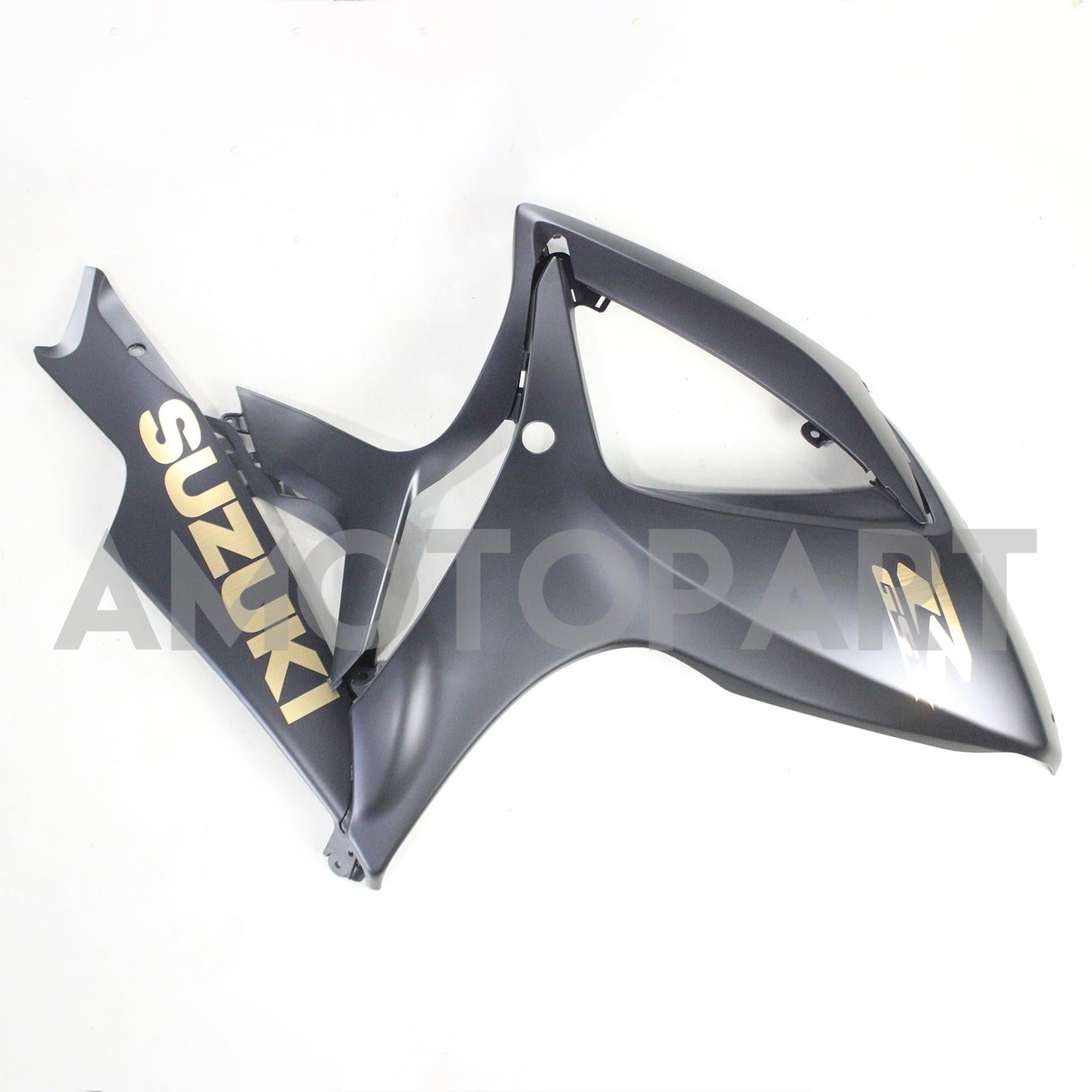 Amotopart 2006-2007 Suzuki GSXR 600/750 Matte Black&Gold Fairing Kit