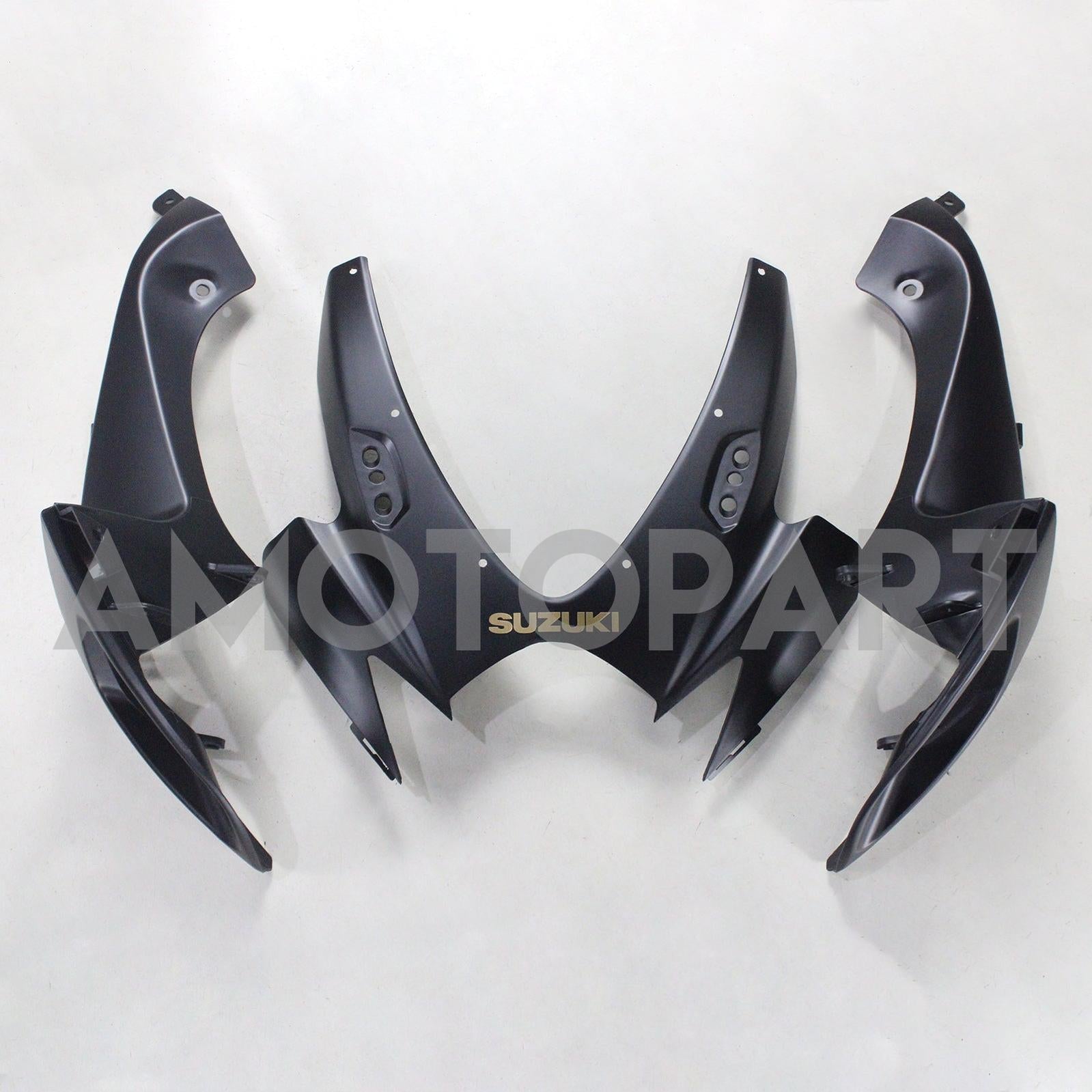 Amotopart 2006-2007 Suzuki GSXR 600/750 Matte Black&Gold Fairing Kit