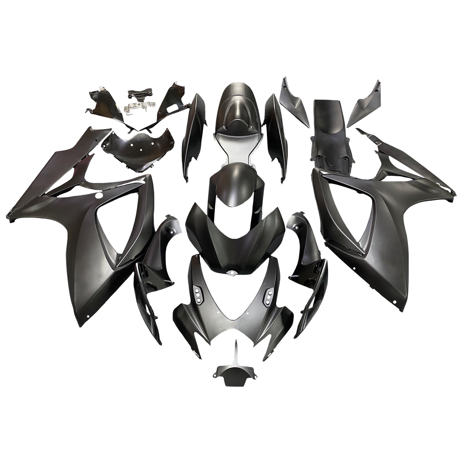 Amotopart 2006-2007 Suzuki GSXR 600/750 Matte Black Fairing Kit