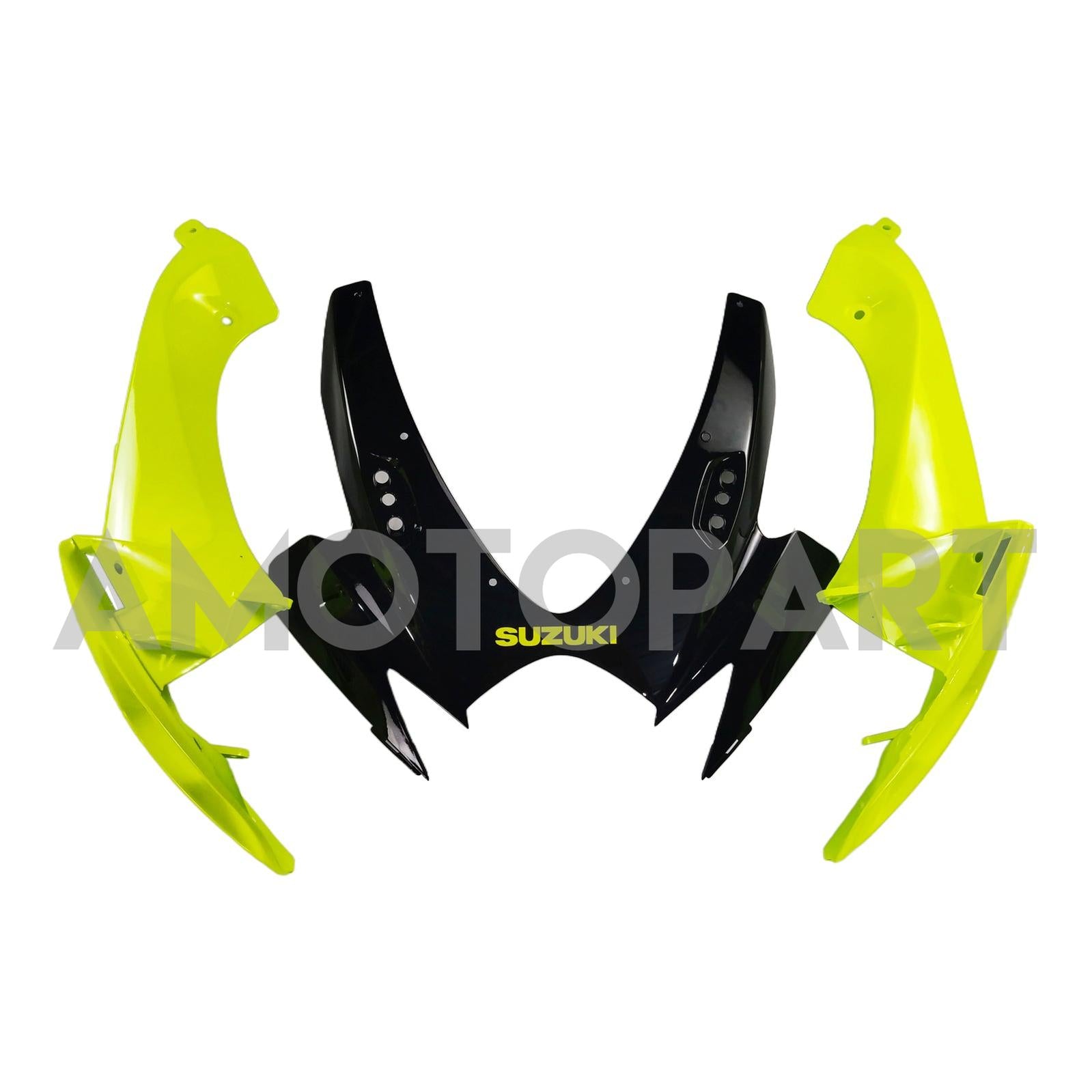 Amotopart 2006-2007 Suzuki GSXR 600/750 Glossy Black&Yellow Fairing Kit