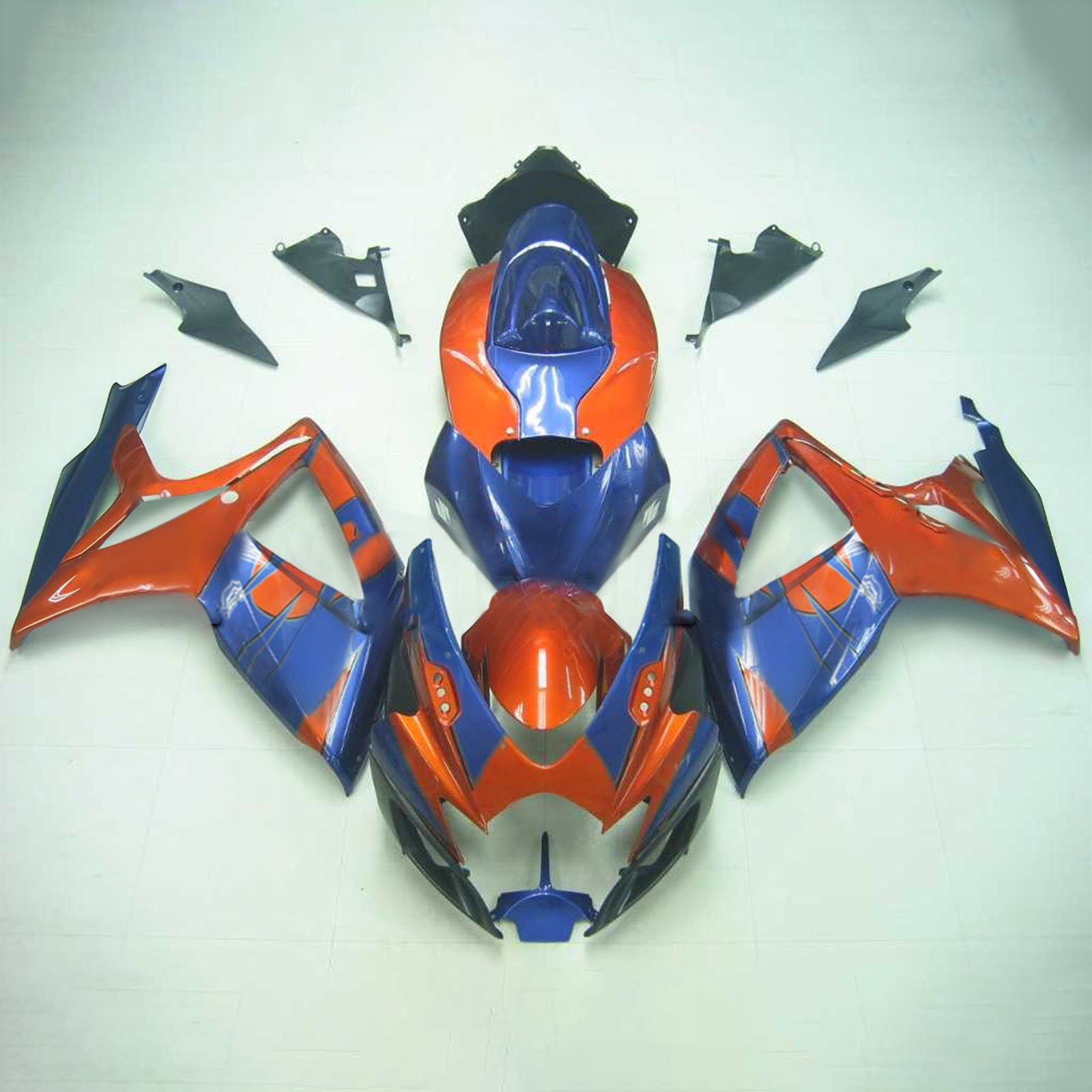 Amotopart 2006-2007 Suzuki GSXR 600/750 Azul Brilhante&Okit de carenagem de gama