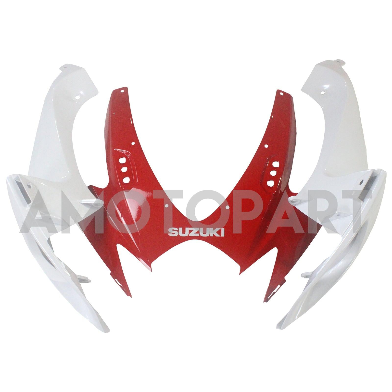 AMOTOPT 2006-2007 Suzuki GSXR 600/750 RED & PEARL White Fairing Kit