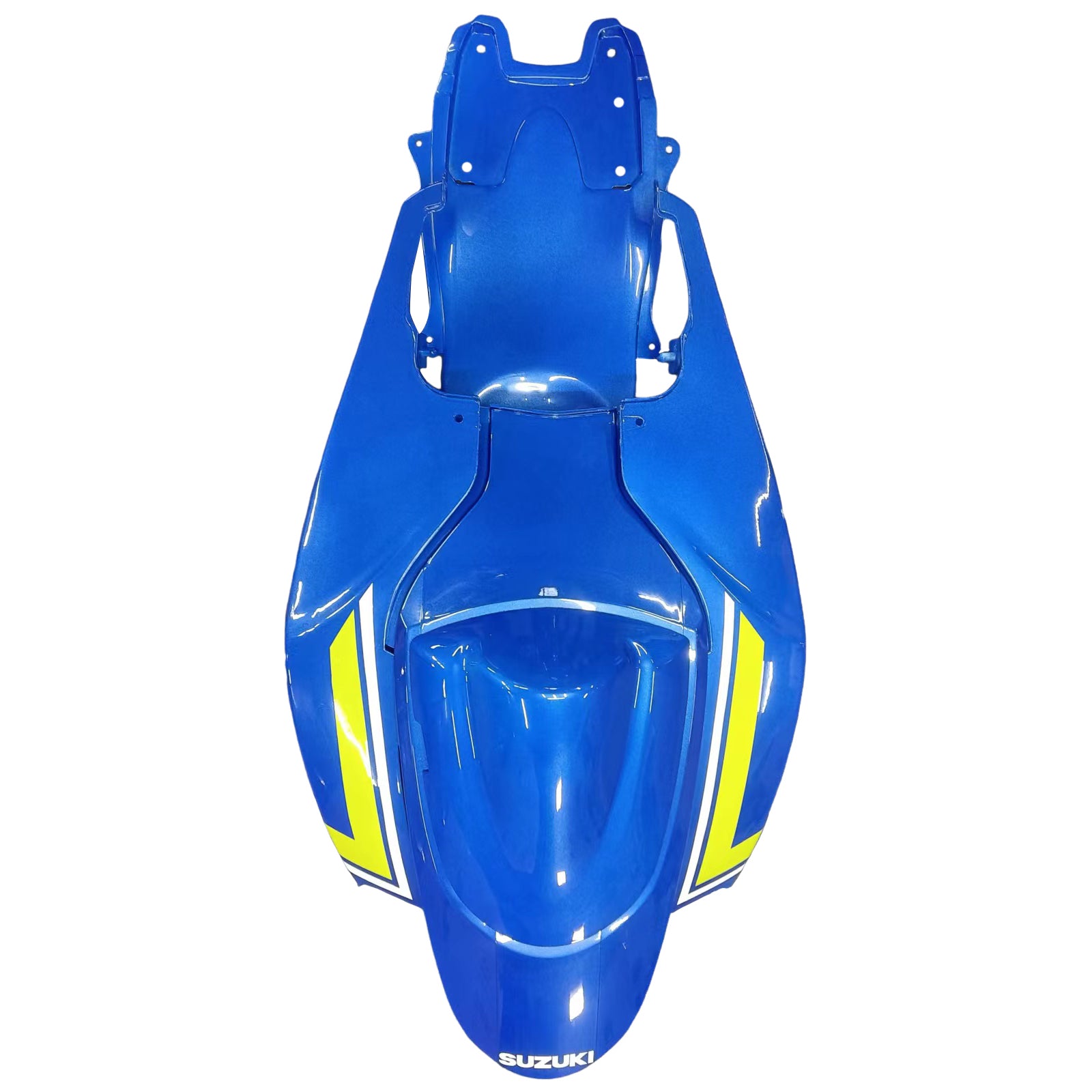 Amotopart 2006-2007 Suzuki GSXR 600/750 Gelb&Verkleidungssatz im blauen Stil 1