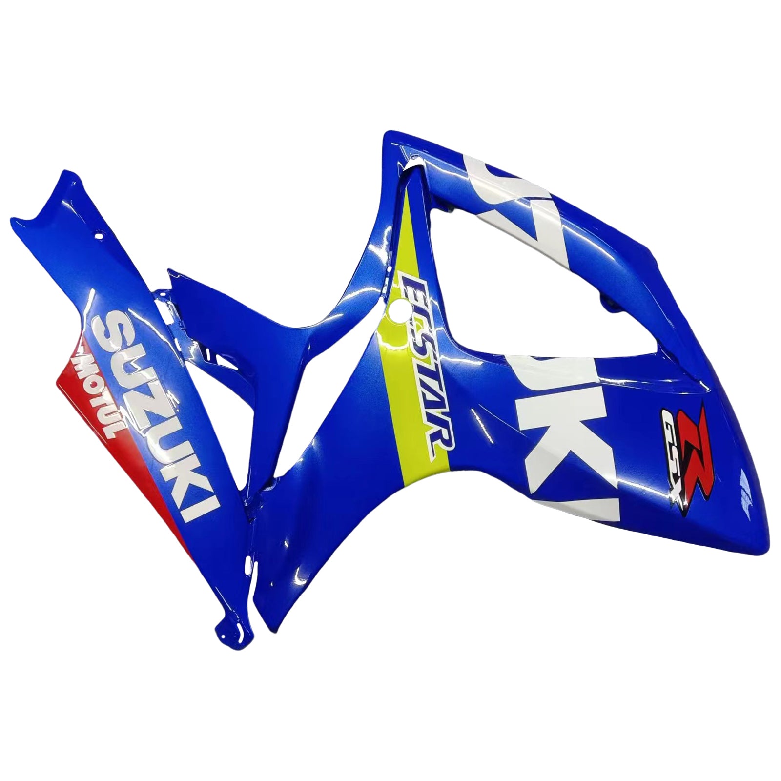 Amotopart 2006-2007 Suzuki GSXR 600/750 Gelb&Verkleidungssatz im blauen Stil 1