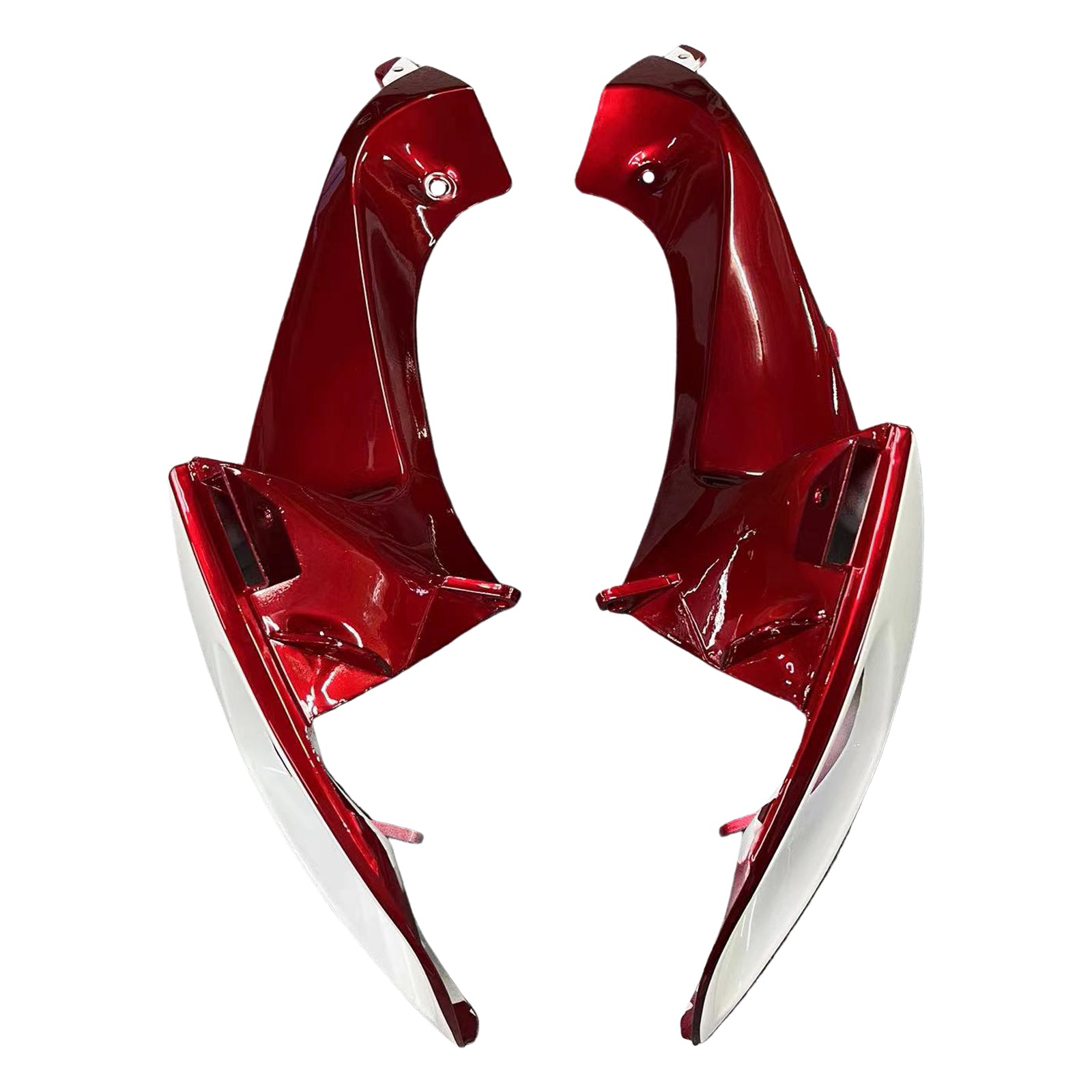 Amotopart Suzuki GSXR 600/750 Noir 2006-2007&Kit de carénage rouge