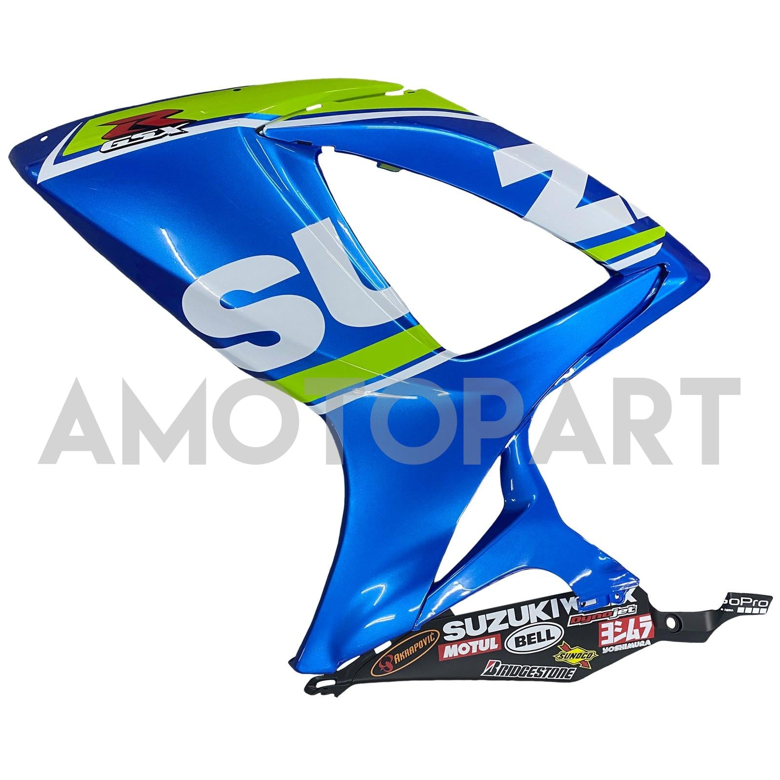 Amotopart 2006-2007 Suzuki GSXR 600/750 Yellow&Blue style2 Fairing Kit