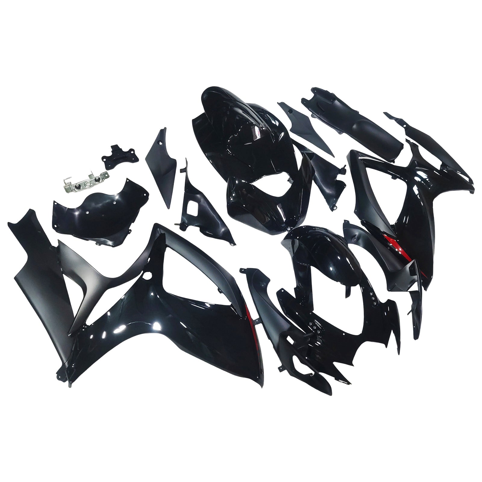 Amotopart 2006-2007 SUZUKI GSXR 600/750 K6 Gloss Black Fairing Kit