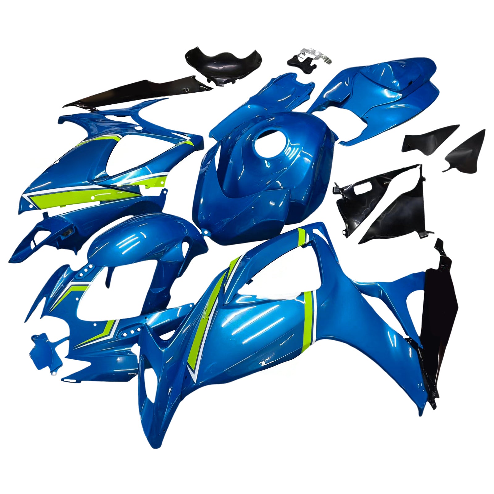 Amotopart 2006-2007 SUZUKI GSXR 600/750 K6 Blue&Yellow Fairing Kit