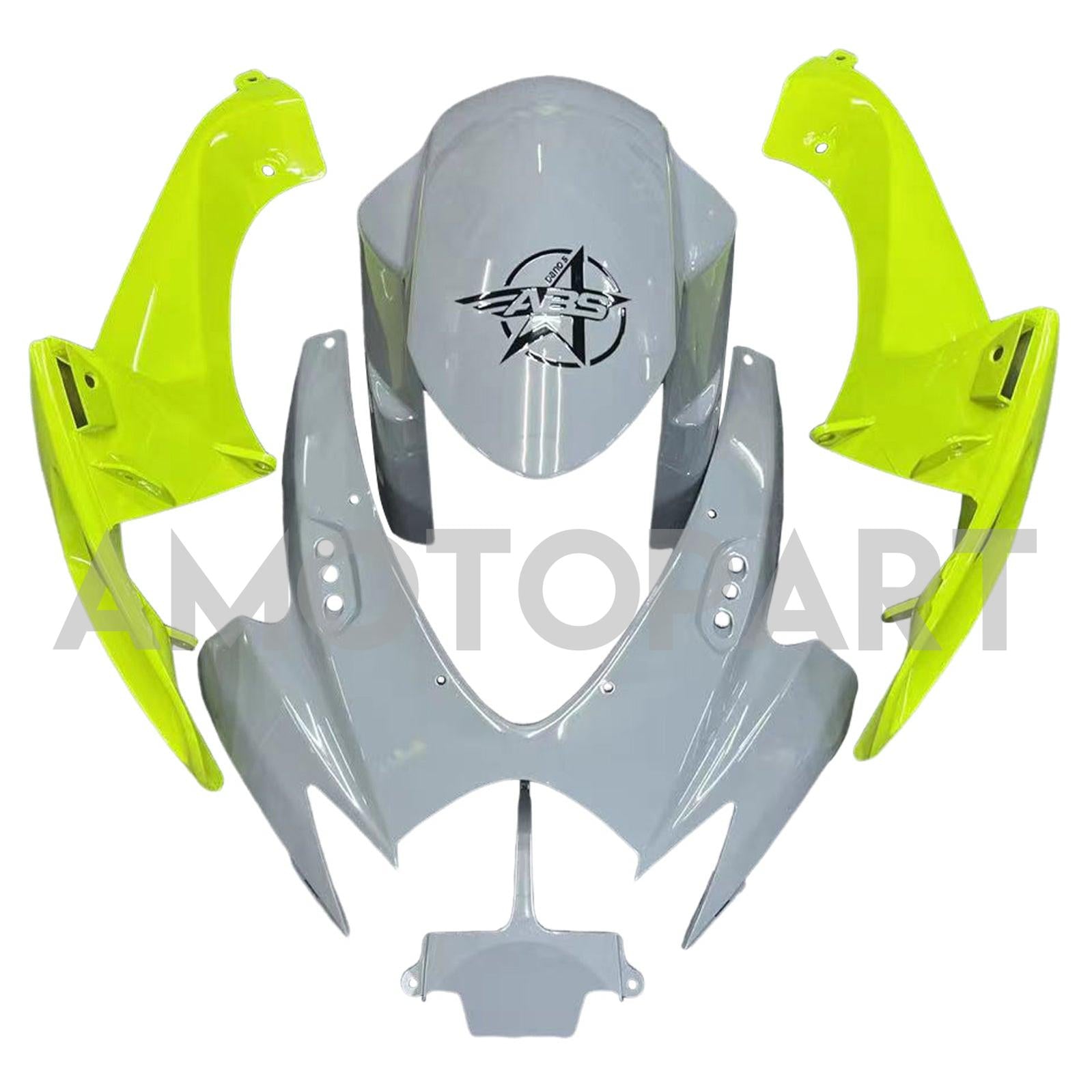 Amotopart 2006-2007 SUZUKI GSXR 600/750 K6 Grey&Yellow Fairing Kit