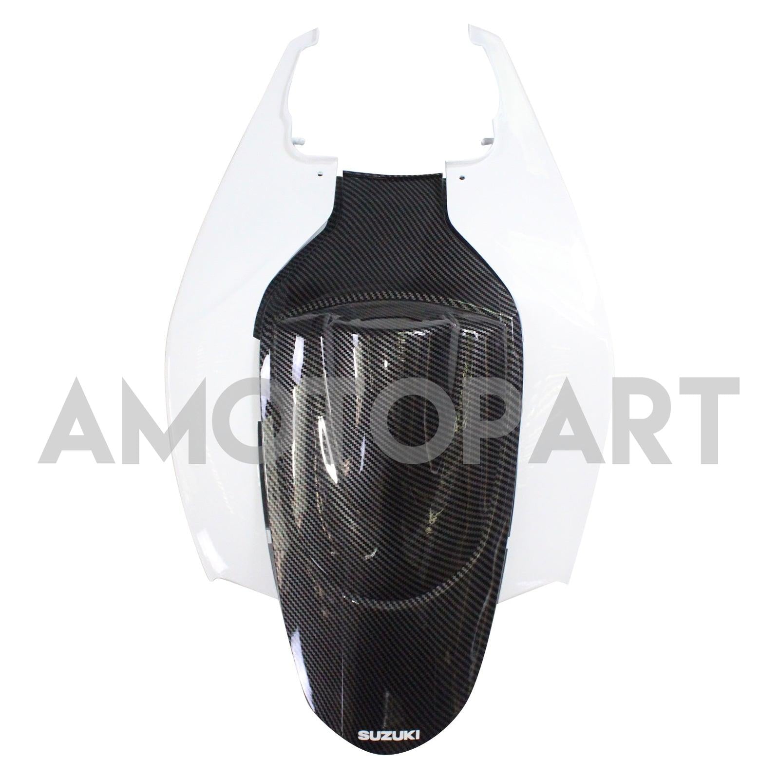 Amotopart 2006-2007 Suzuki GSXR 600/750 K6 Karbonfiber Svart/hvitt Fairing Kit