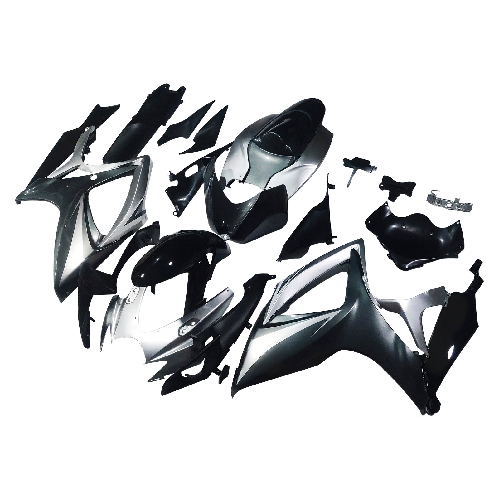 Amotopart 2006-2007 K6 GSXR 600/750 Suzuki Black&Grey Fairing kit