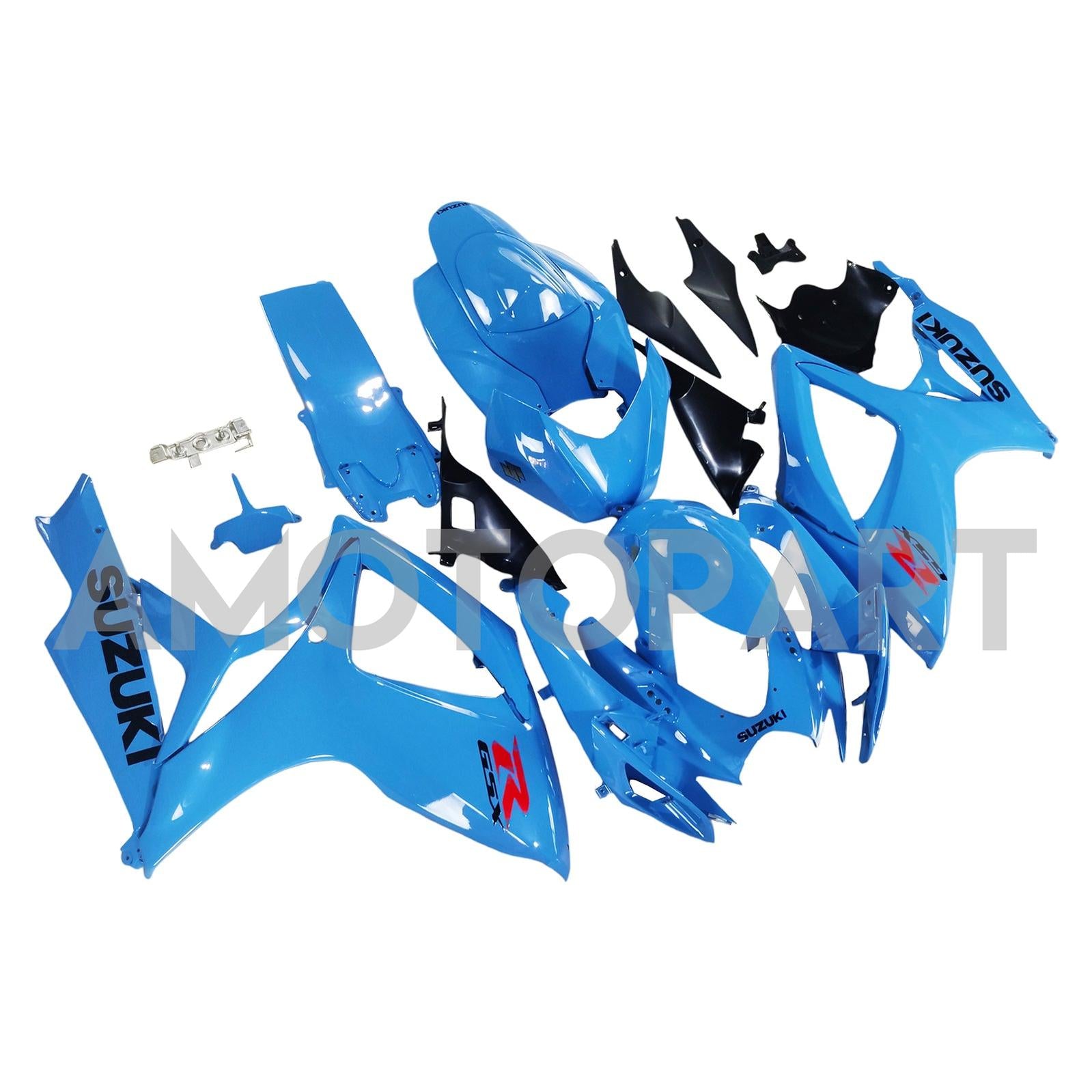 Amotopart 2006-2007 K6 GSXR 600/750 Suzuki Gloss Blue Fairing kit