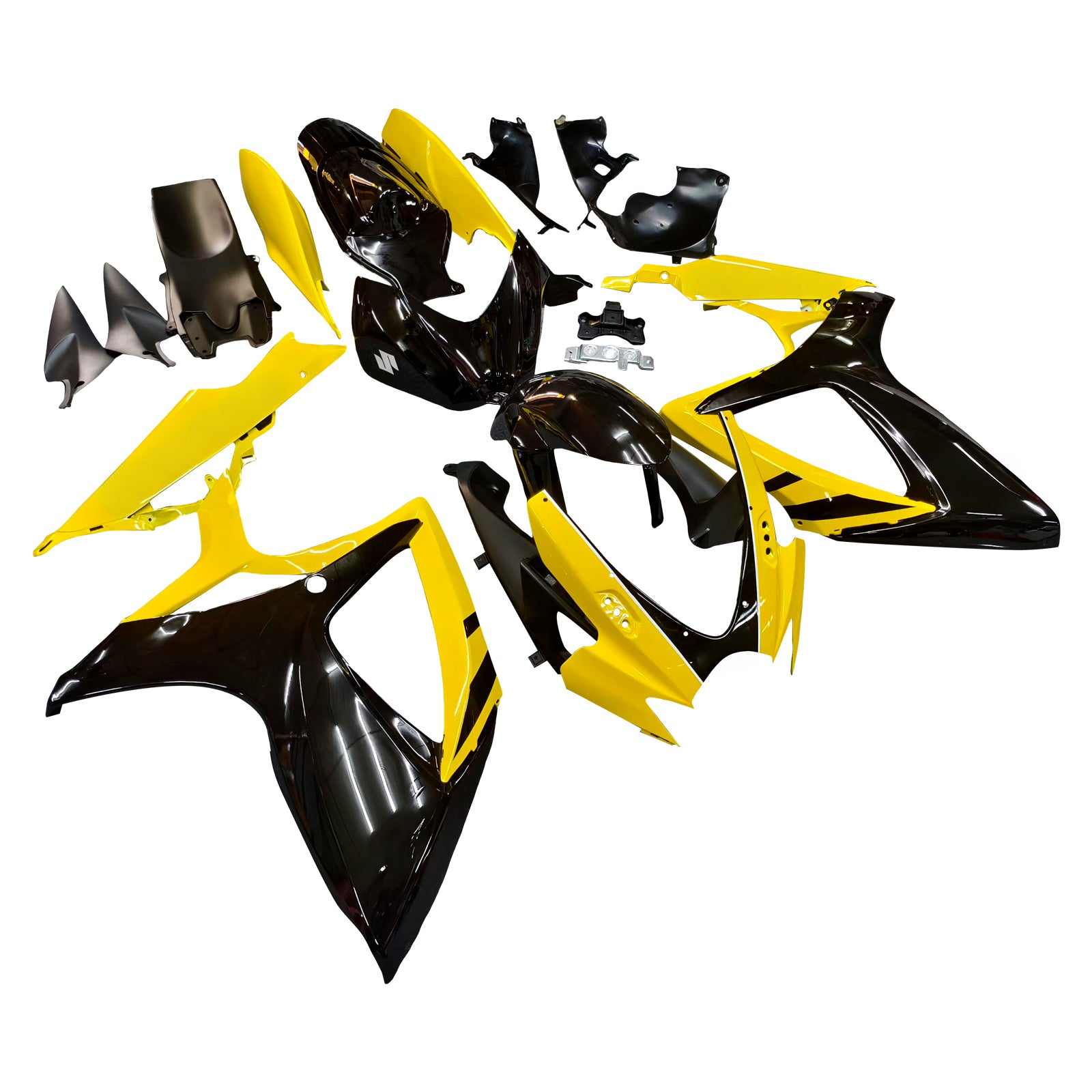Amotopart 2006-2007 K6 GSXR 600/750 Suzuki Yellow&Black Fairing kit