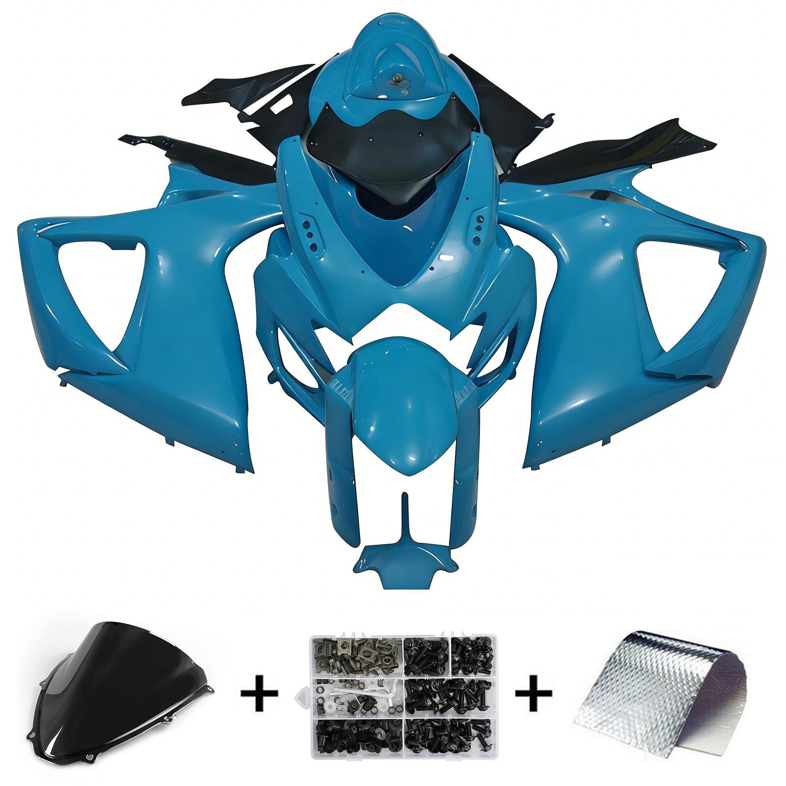 Amotopart 2006-2007 K6 GSXR 600/750 Suzuki Kit carena blu