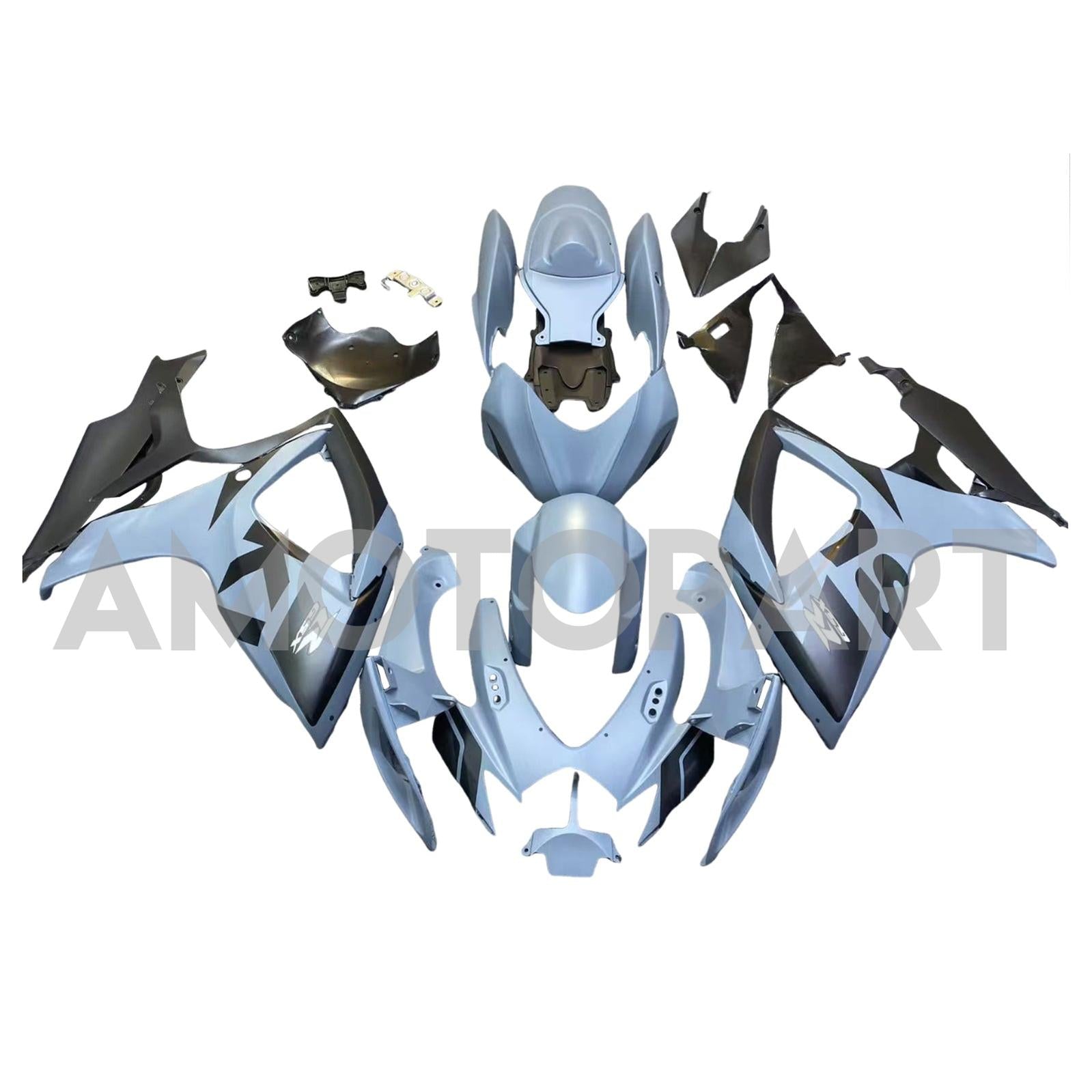 Amotopart 2006-2007 K6 GSXR 600/750 Suzuki Grey&Black Fairing kit