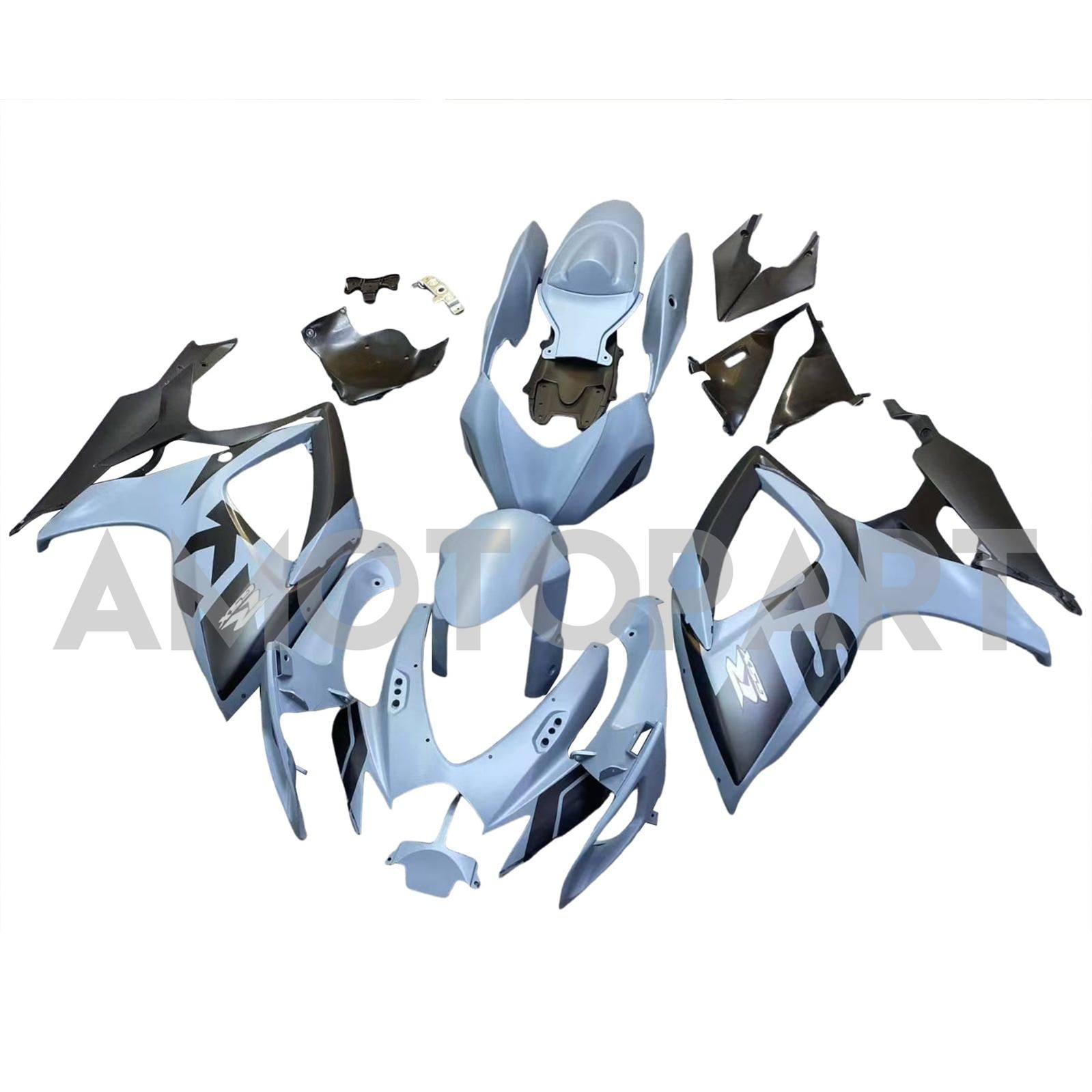 Amotopart 2006-2007 K6 GSXR 600/750 Suzuki Grey&Black Fairing kit