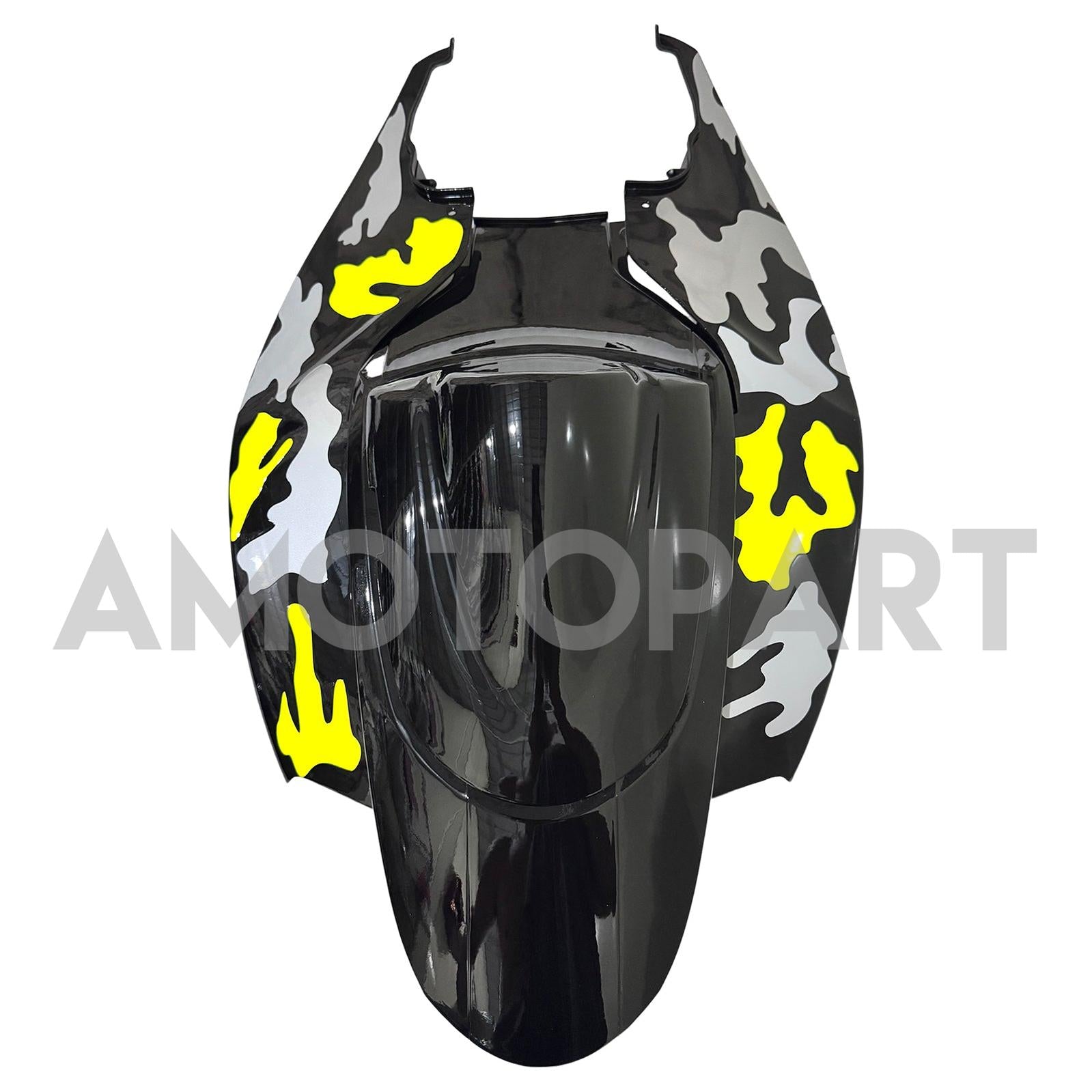 Amotopart 2006-2007 Suzuki GSXR 600/750 Yellow Grey Black Fairing Kit