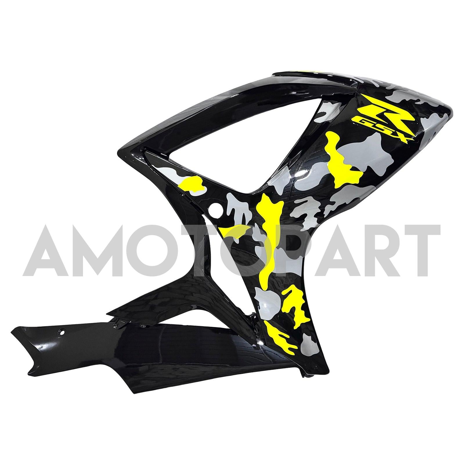 Amotopart 2006-2007 Suzuki GSXR 600/750 Yellow Grey Black Fairing Kit