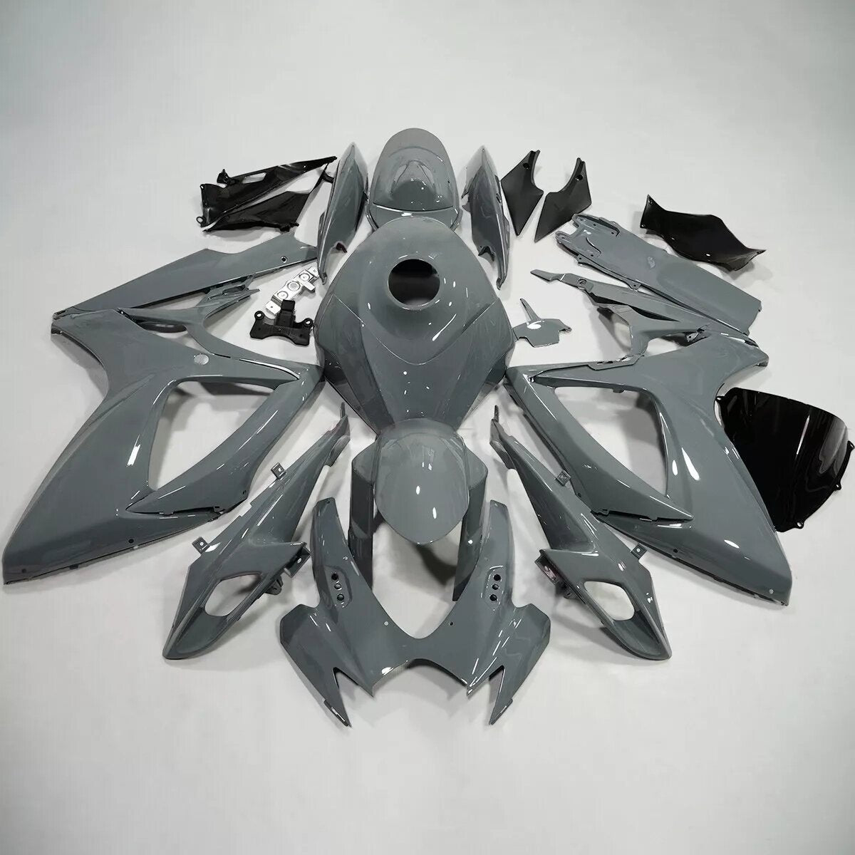 Amotopart 2006-2007 Suzuki GSXR 600/750 Gray Fairing Kit