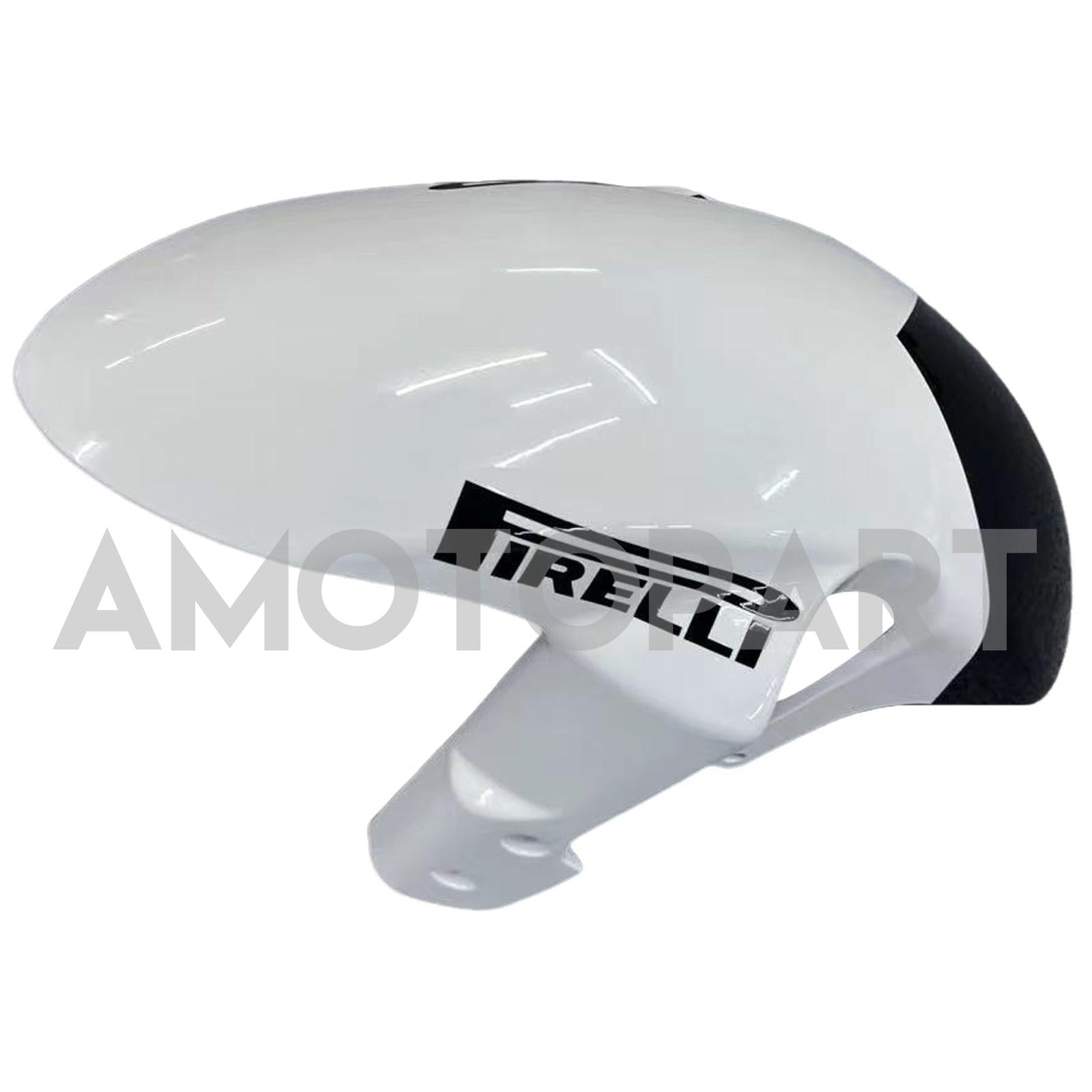 Amotopart 2008-2010 Suzuki GSXR 600/750 K8 White with Black Accent Fairing Kit