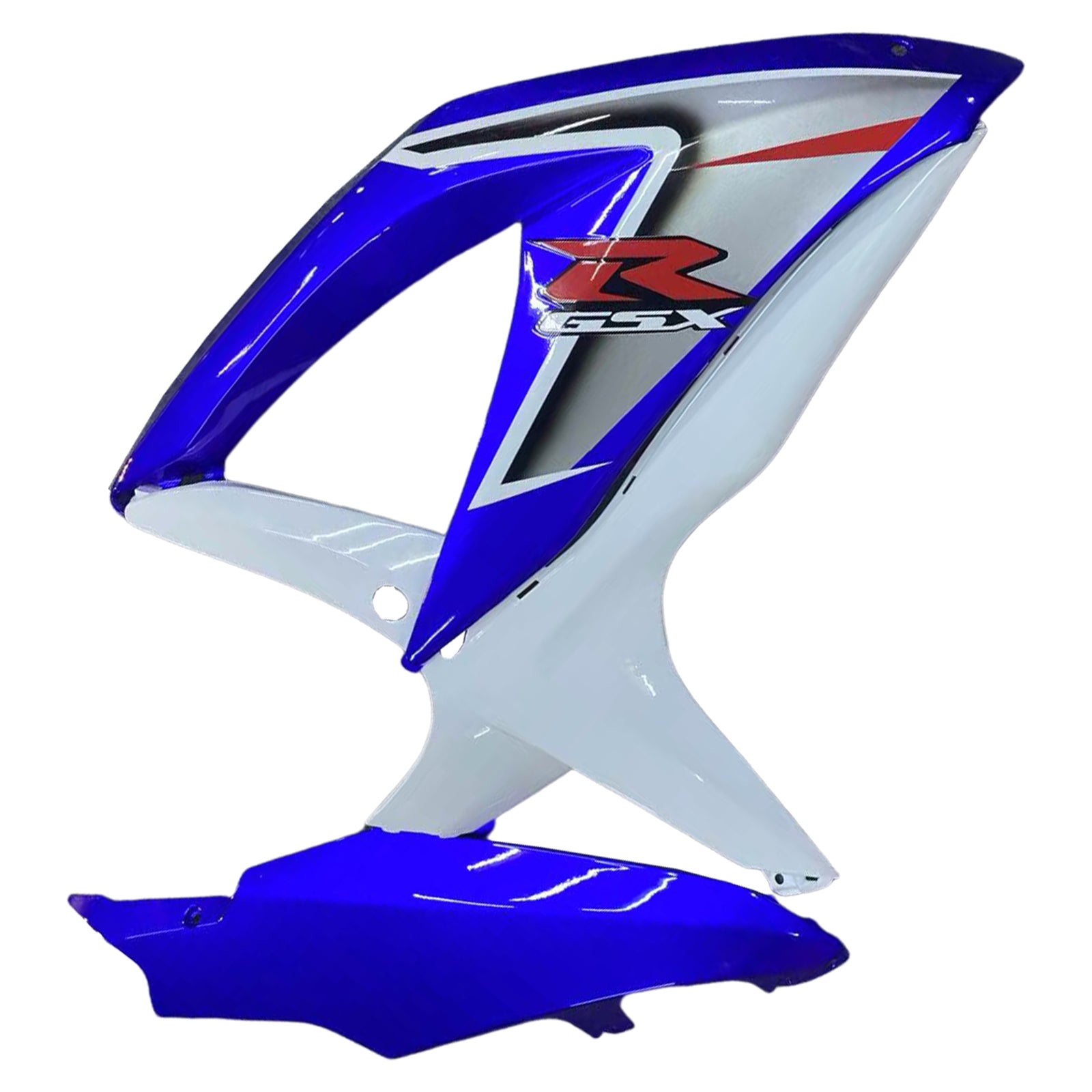 Amotopart Suzuki 2008–2010 Gsxr 600/750 blau-weißes Verkleidungsset