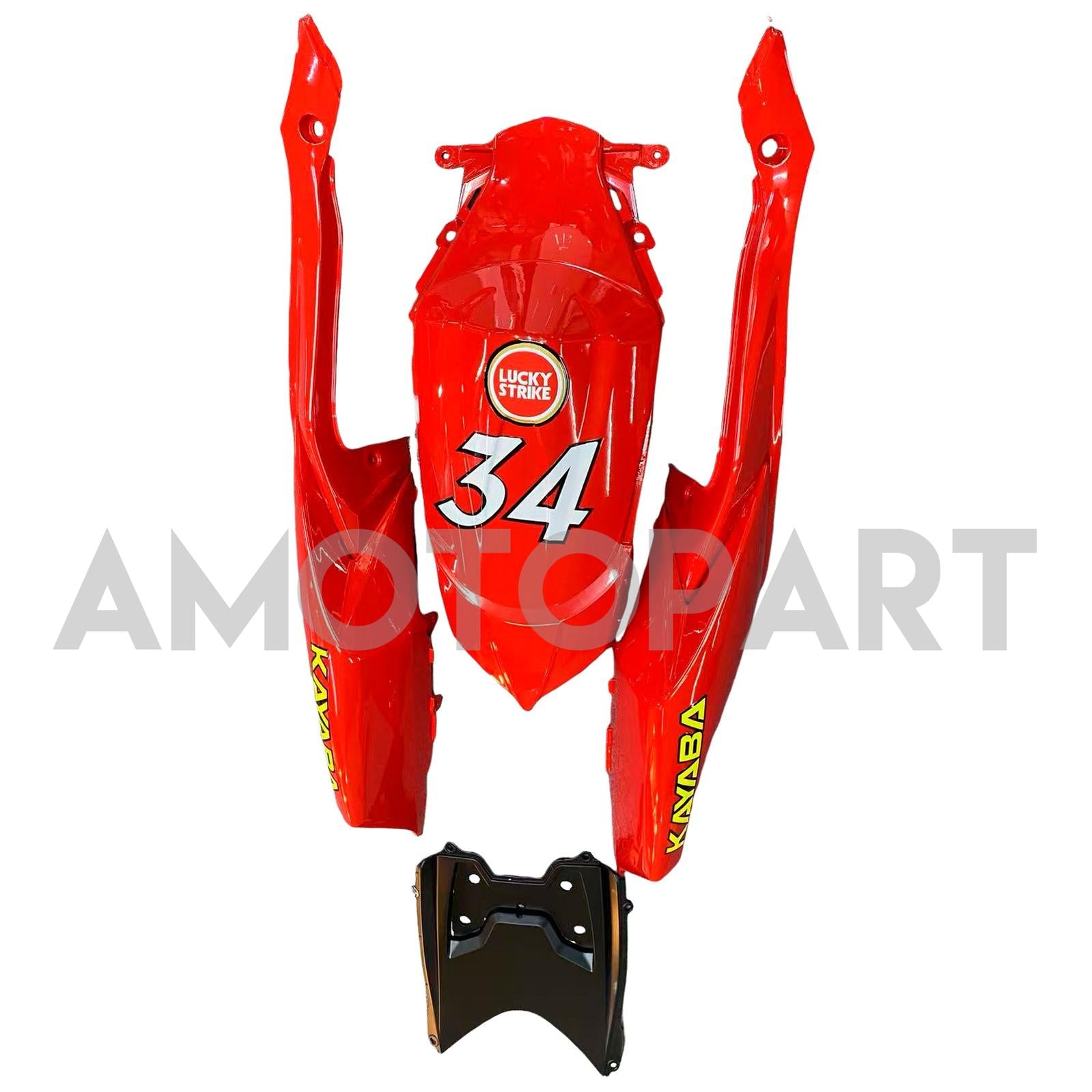 Amotopart 2008-2010 K8 GSXR 600/750 Suzuki White Red Fairing Kit