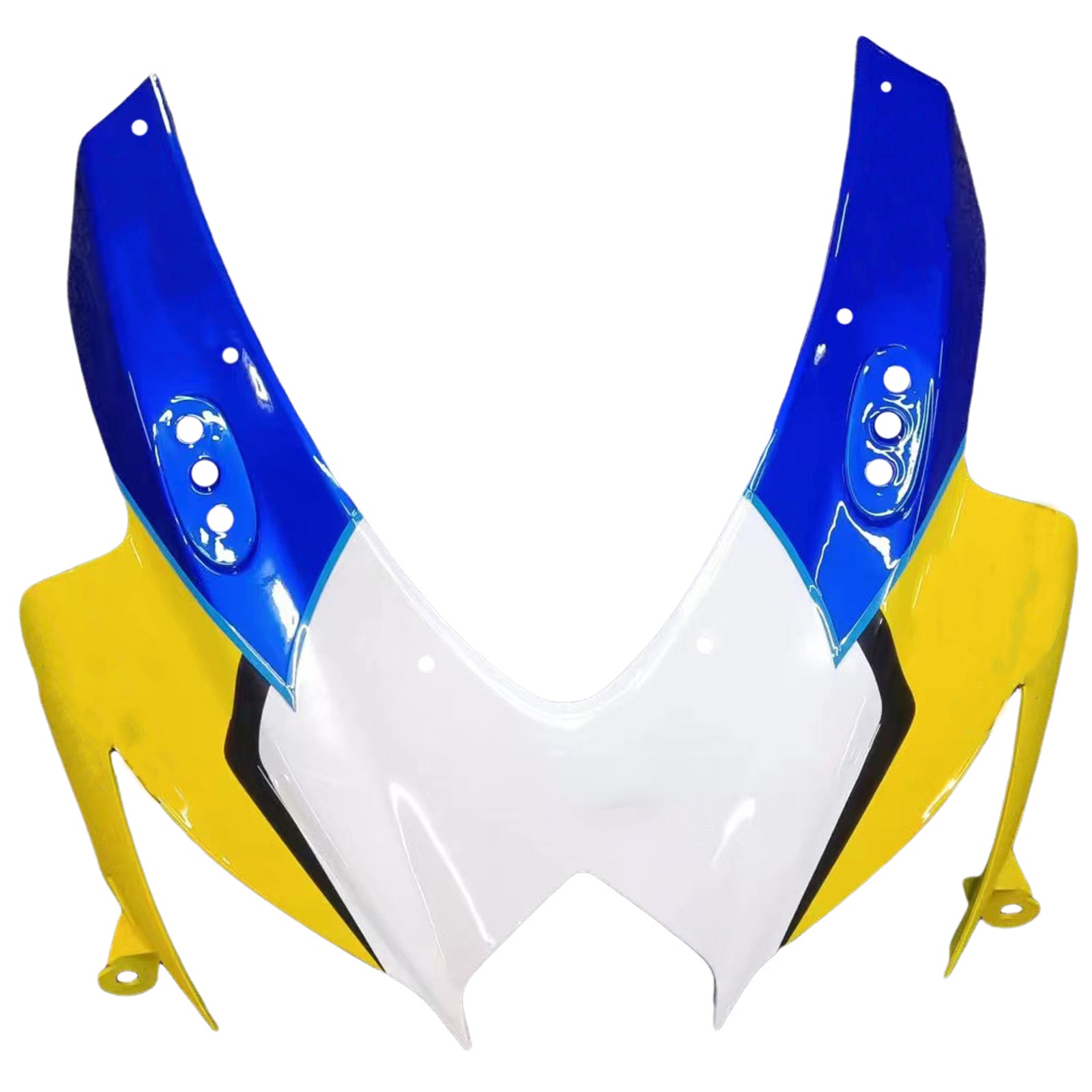 Amotopart Kit carena blu e giallo Suzuki GSXR 600/750 K8 2008-2010
