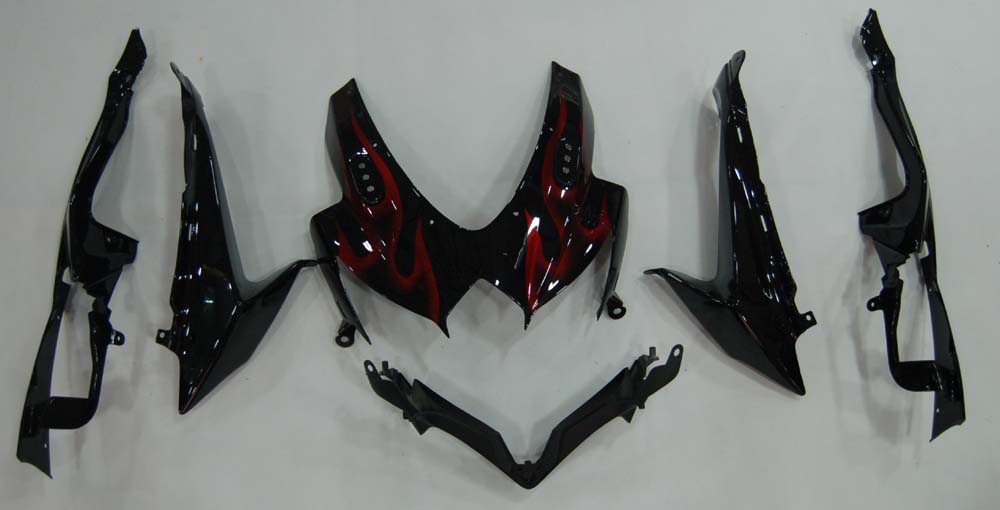Amotopart 2008-2010 Suzuki GSXR 600/750 Red Black Fairing Kit