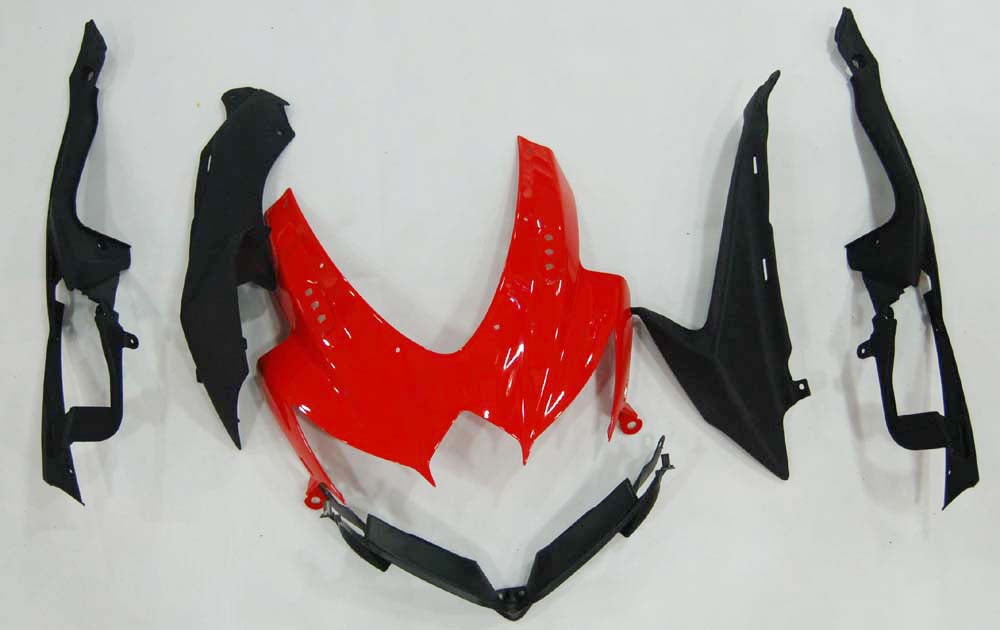 Amotopart 2008-2010 Suzuki GSXR 600/750 White Red Fairing Kit