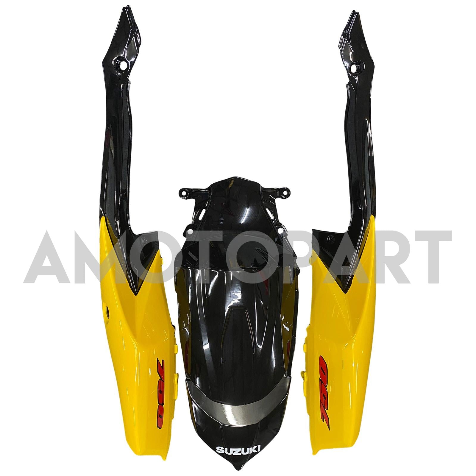 Amotopart 2008-2010 Suzuki GSXR 600/750 K8 Yellow&Black Fairing Kit