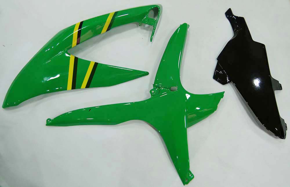 Amotopart 2008-2010 Suzuki GSXR 600/750 Nero & Kit carena Verde