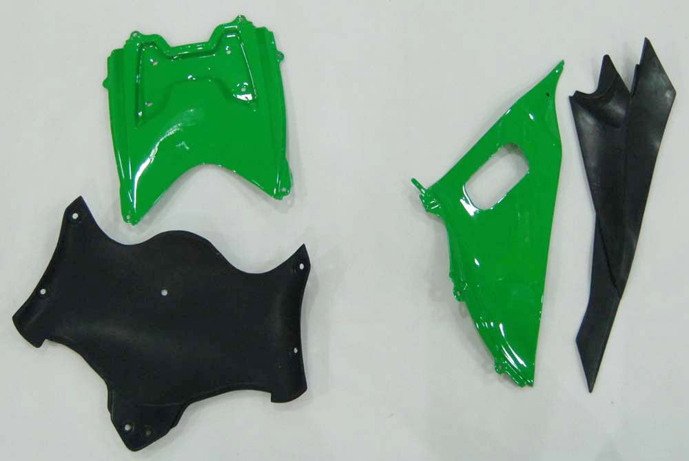 Amotopart 2008-2010 Suzuki GSXR 600/750 Nero & Kit carena Verde
