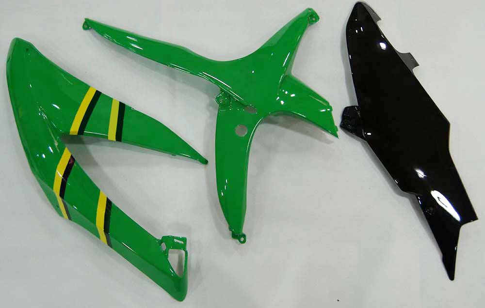Amotopart 2008-2010 Suzuki GSXR 600/750 Nero & Kit carena Verde