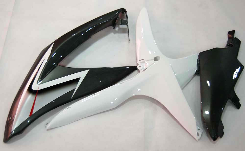 Amotopart 2008-2010 Suzuki GSXR 600/750 Grey Black Fairing Kit