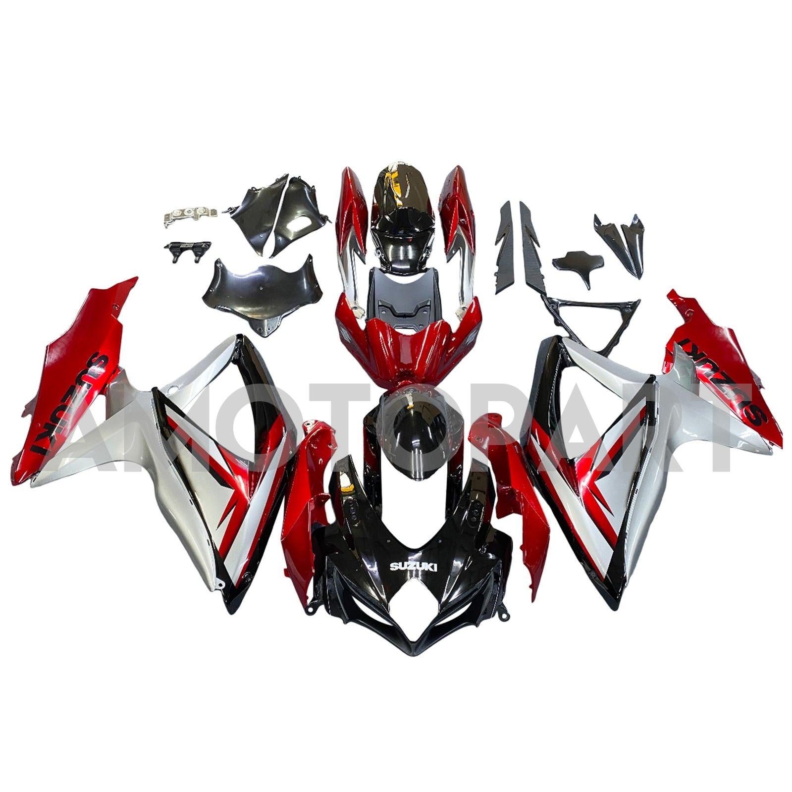 Amotopart 2008-2010 Suzuki GSXR 600/750 Collection de kit de carénage deux