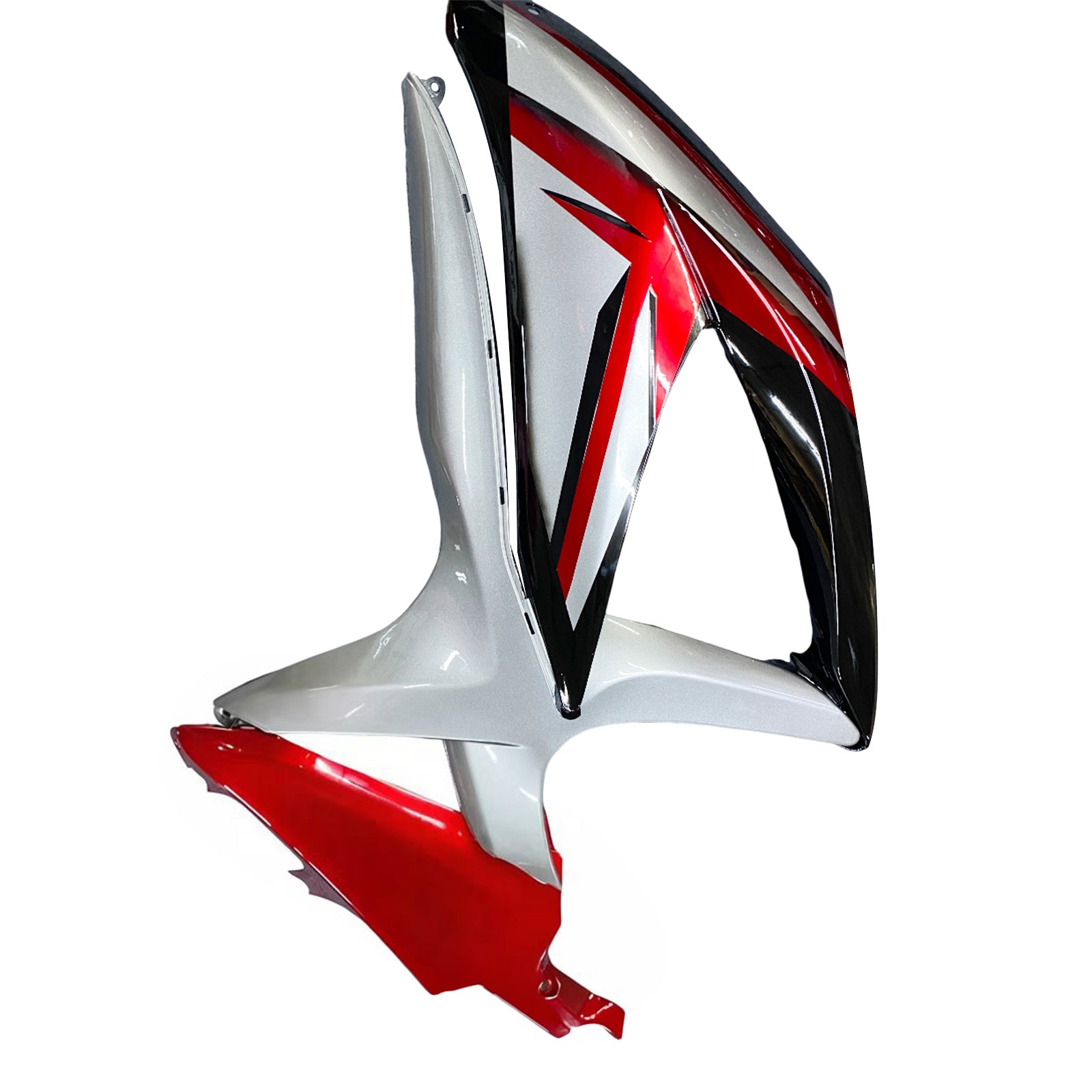 Amotopart 2008-2010 Suzuki GSXR600/750 Verkleidung G-Silber&Rotes Trikot