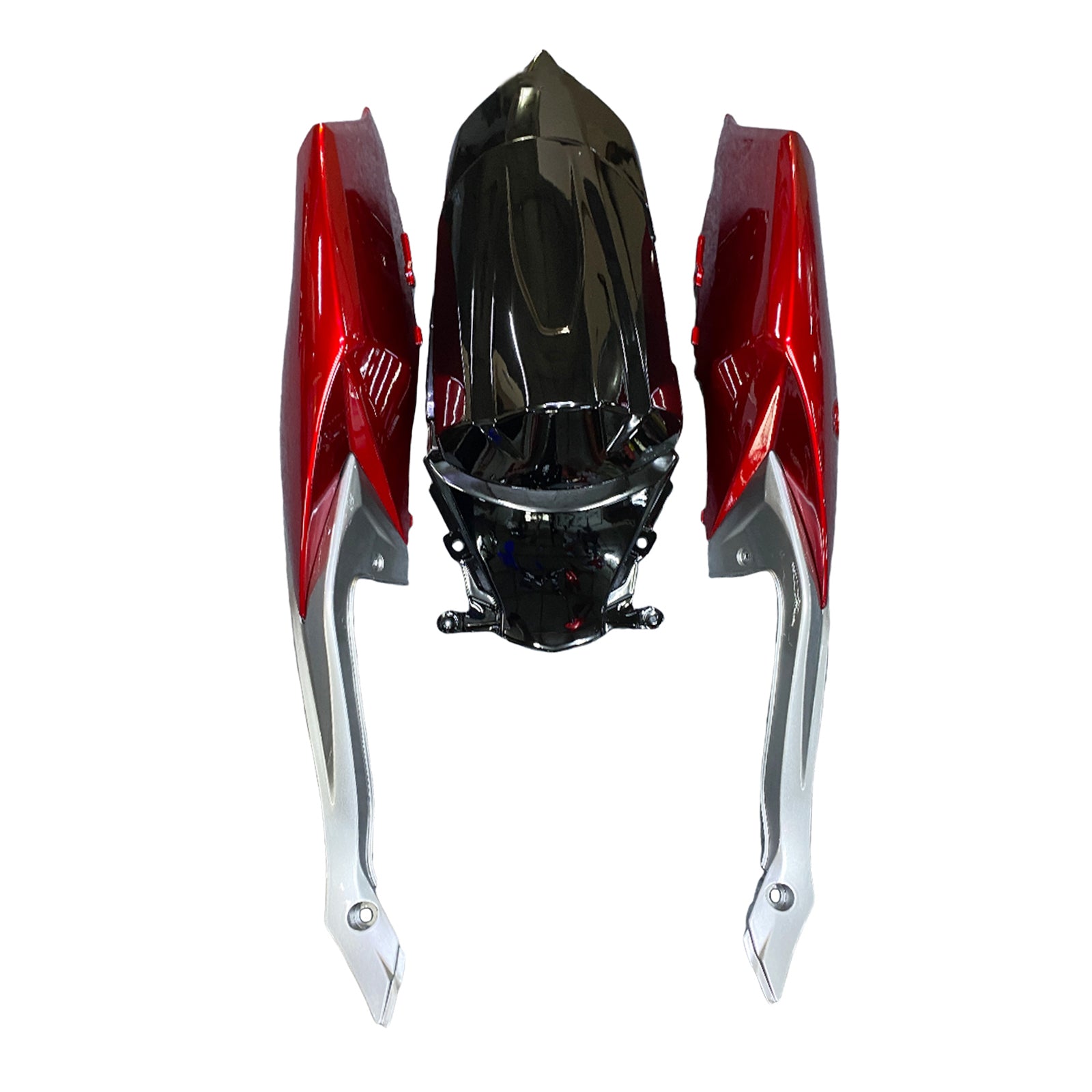 Amotopart 2008-2010 Suzuki GSXR600/750 Verkleidung G-Silber&Rotes Trikot