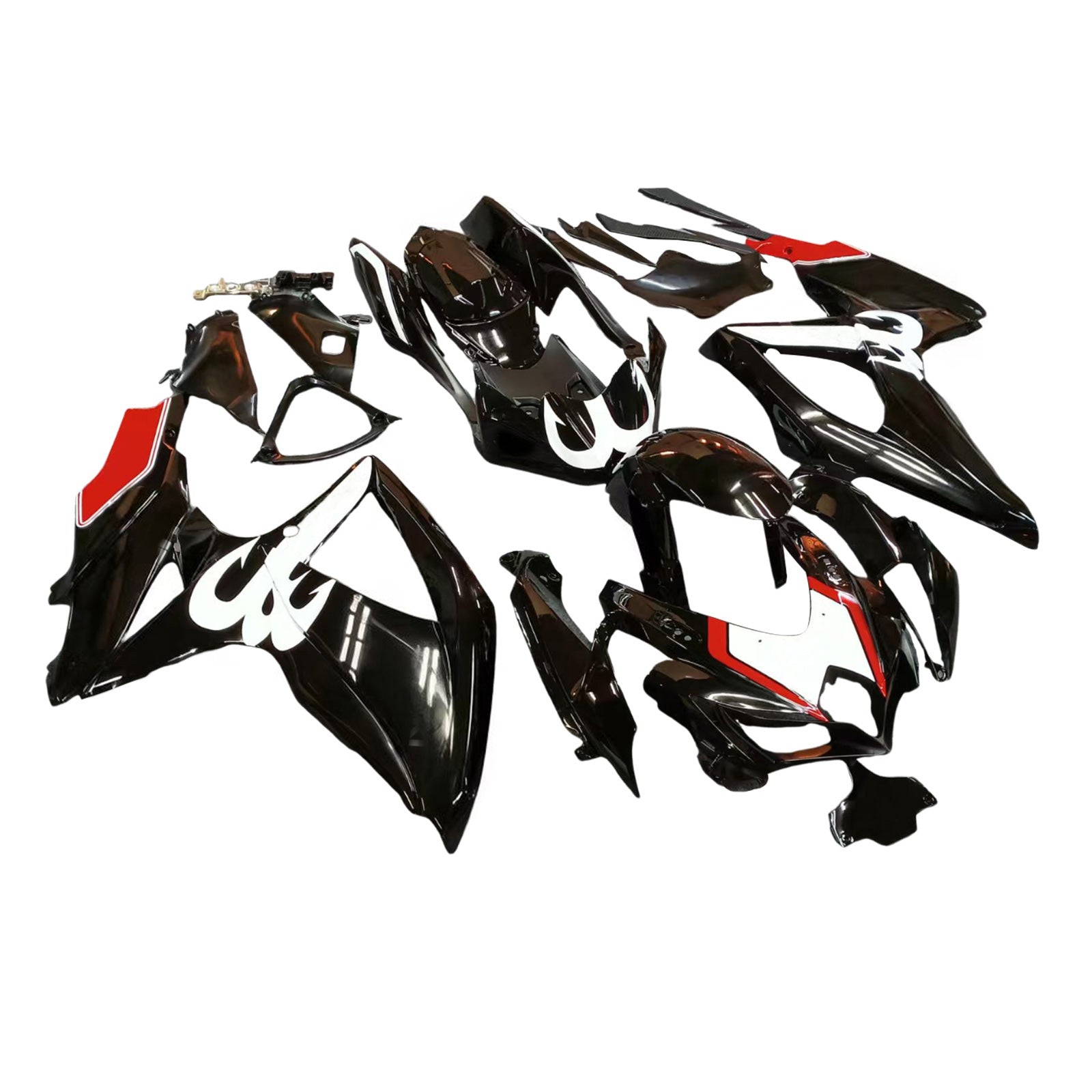 Amotopart 2008-2010 Suzuki GSXR 600/750 Black Fairing Kit