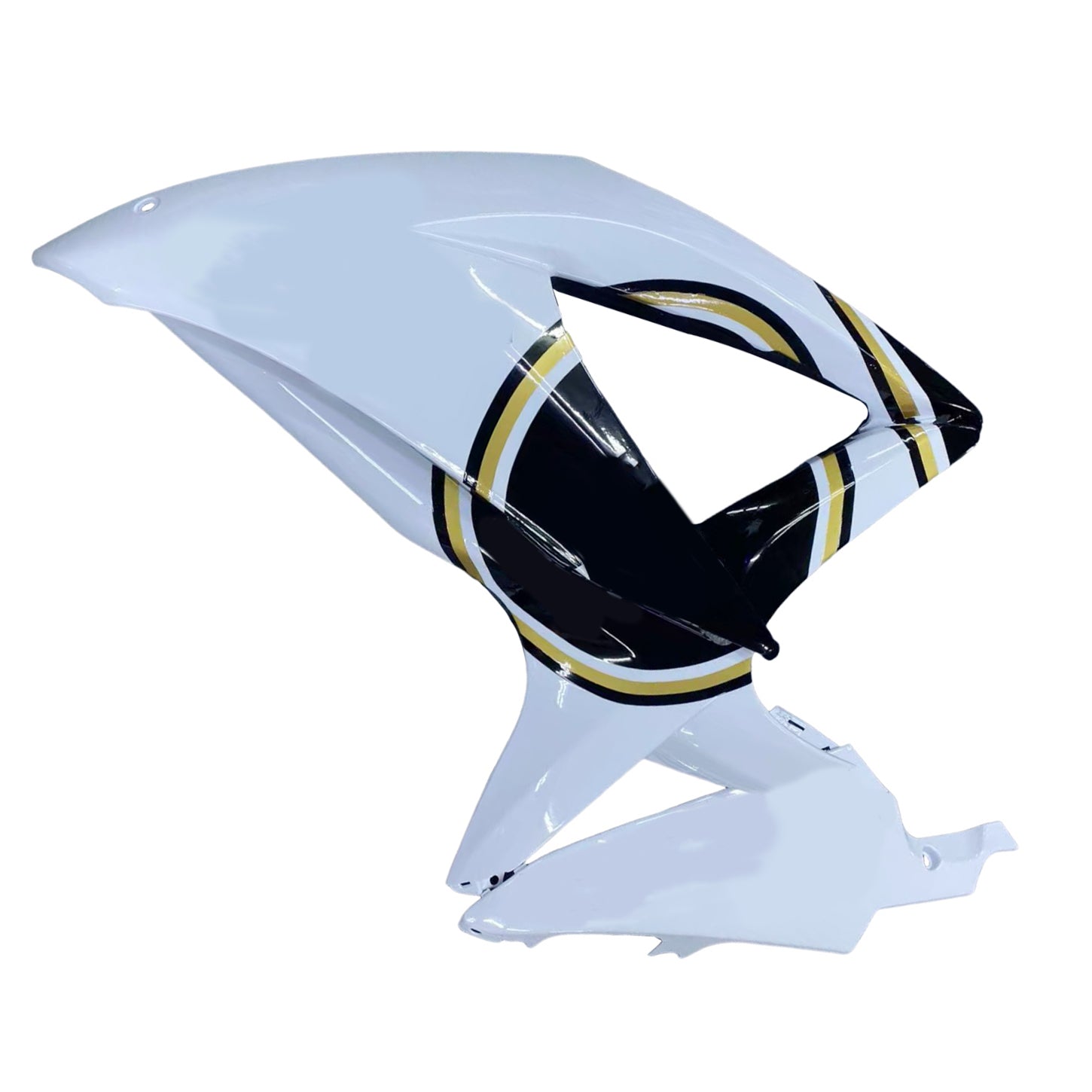Amotopart 2008-2010 Suzuki GSXR 600/750 White Black Fairing Kit
