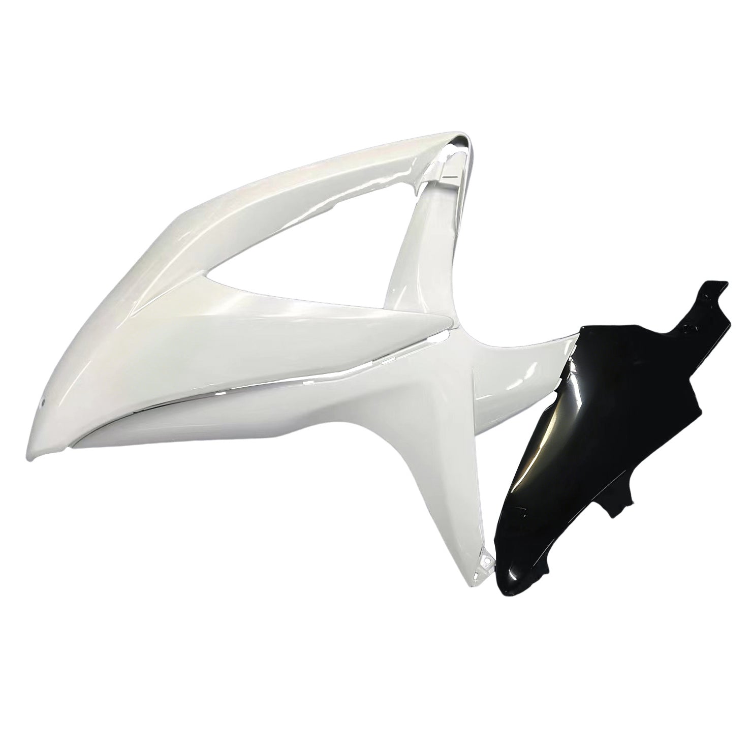 Amotopart 2008-2009 Suzuki GSXR 600/750 White Fairing Zestaw