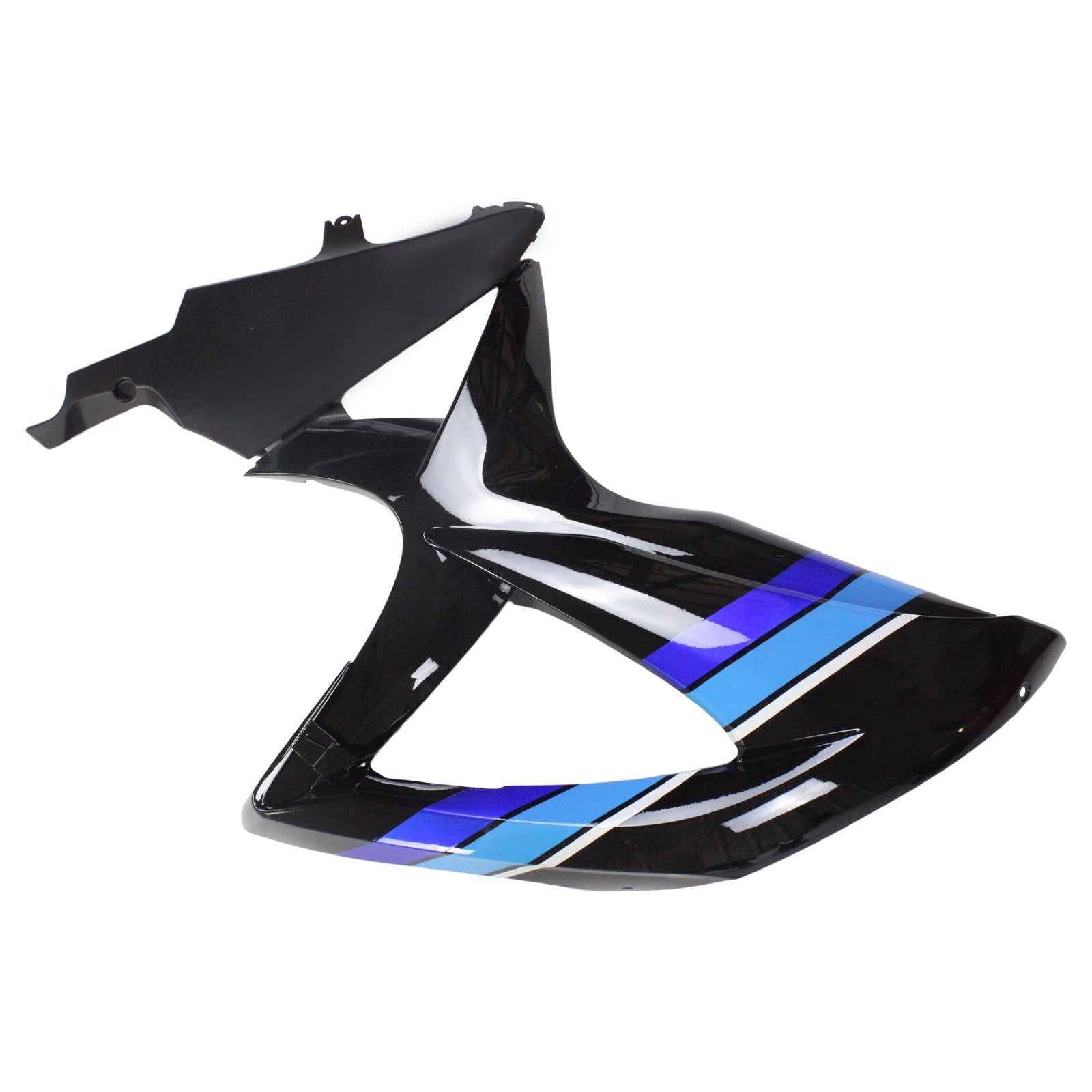 Amotopart 2008-2010 Suzuki GSXR600/750 Kit de carenado negro y azul brillante