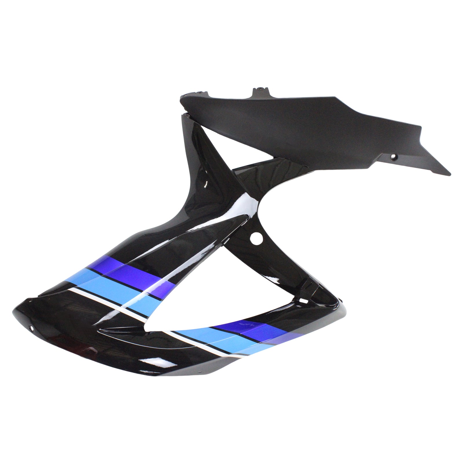 Amotopart 2008-2010 Suzuki GSXR600/750 Kit de carenado negro y azul brillante