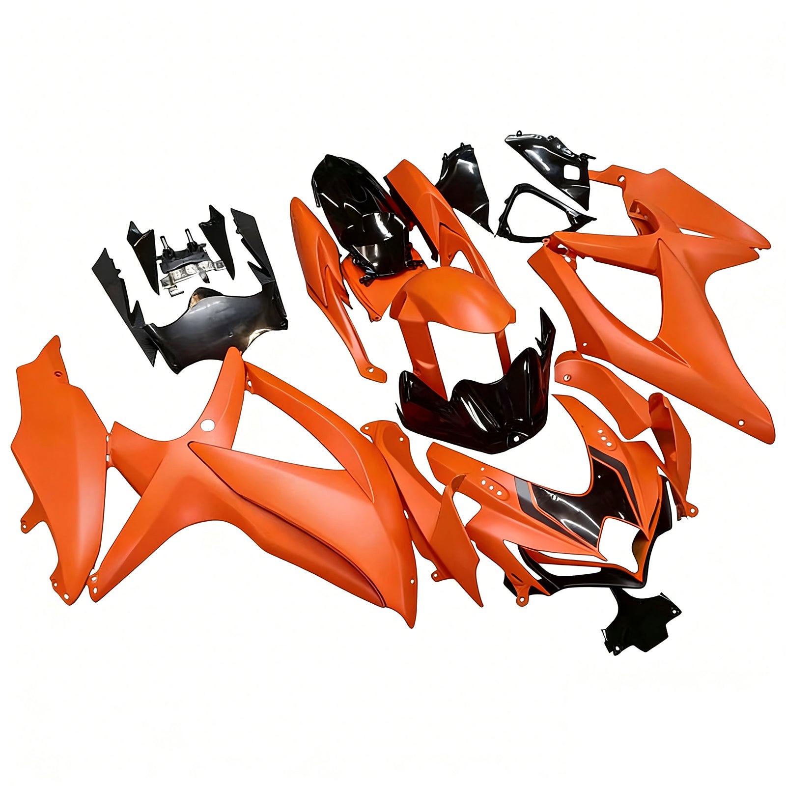 Amotopart 2008-2010 Suzuki GSXR600/750 Fairing Pumpkin Orange Kit