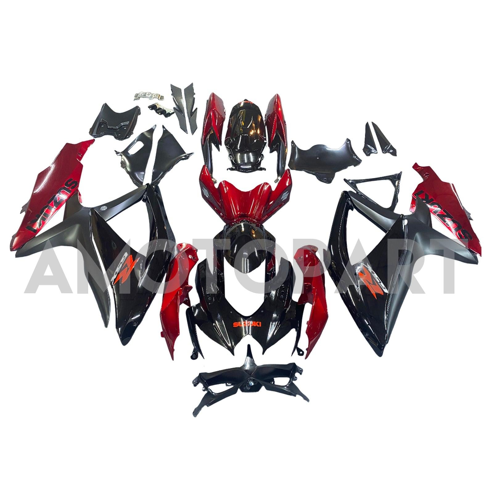 Amotopart 2008-2010 Suzuki GSXR 600/750 Collection de kit de carénage deux