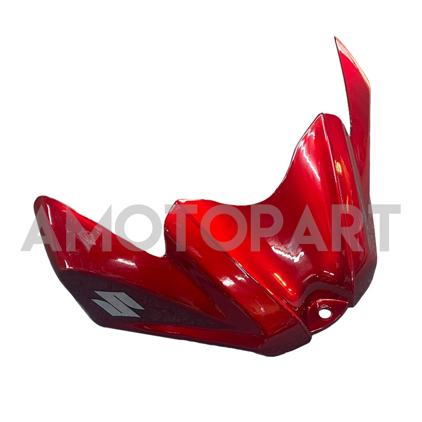 Amotopart 2008–2010 Suzuki GSXR600/750 Verkleidung, glänzend schwarz&Rotes Kit