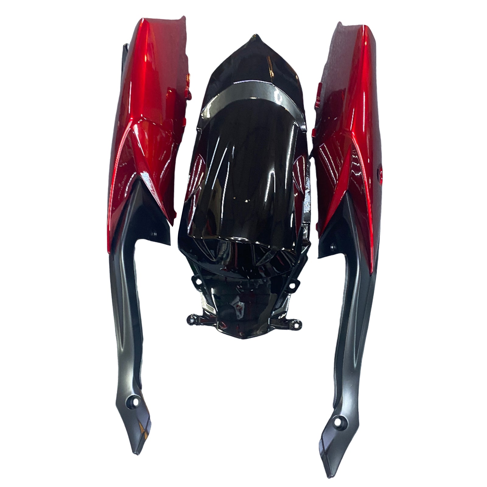 Amotopart 2008-2010 Suzuki GSXR600/750 Fairing Gloss Black&Red Kit