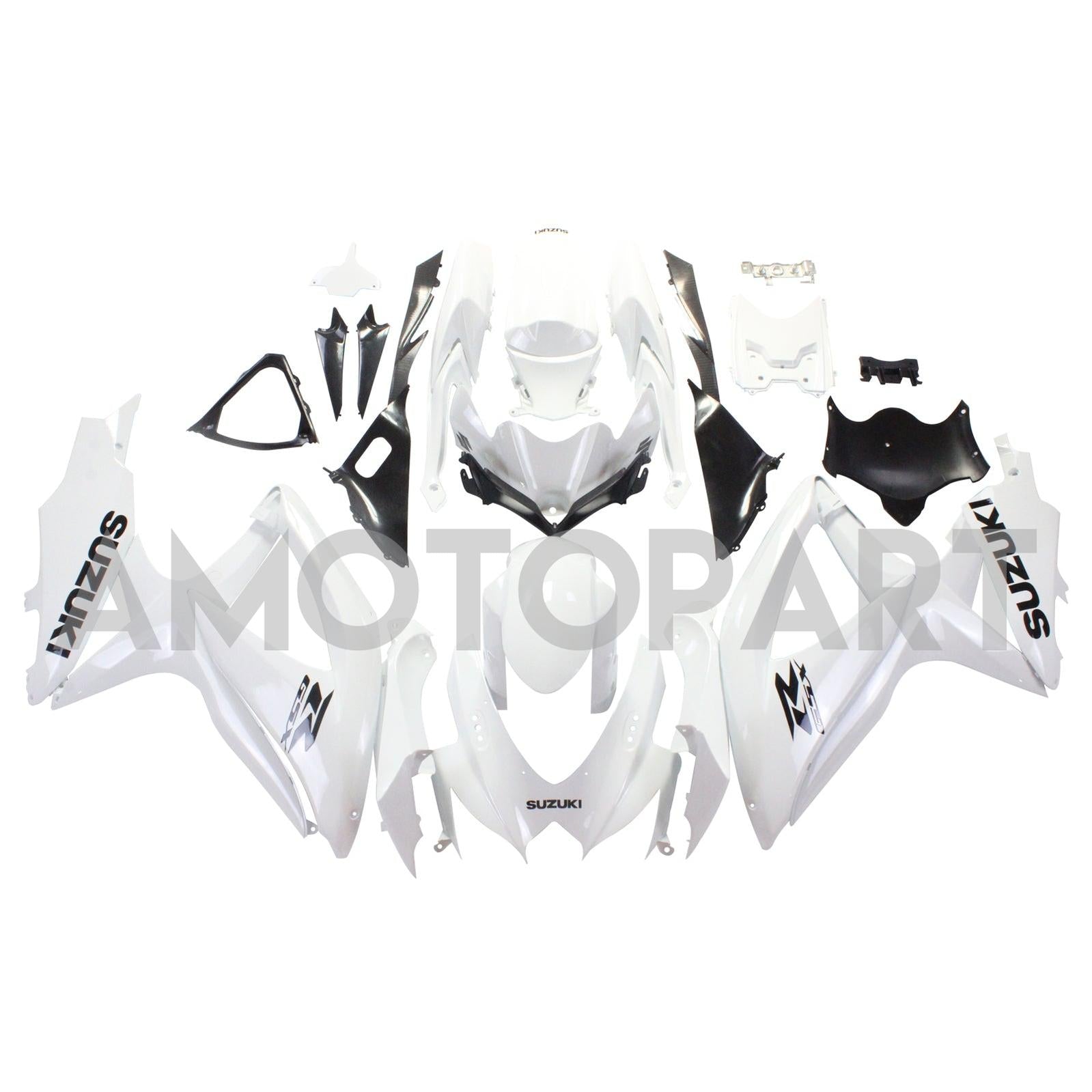 Amotopart 2008-2010 Suzuki GSXR600/750 Kit branco